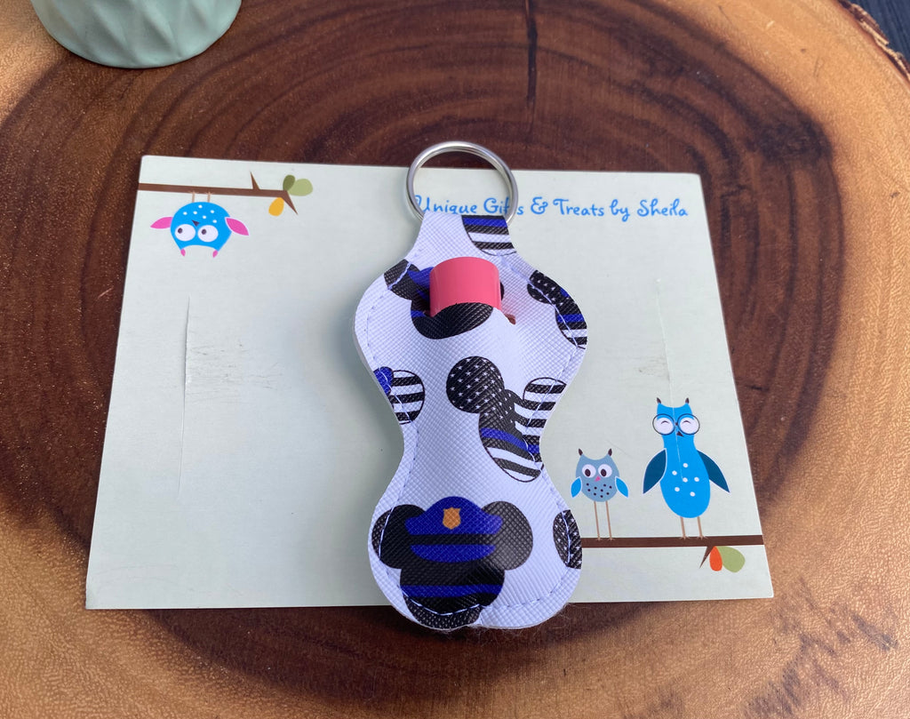 Mickey Mouse Police Officer Lip Bam Holder