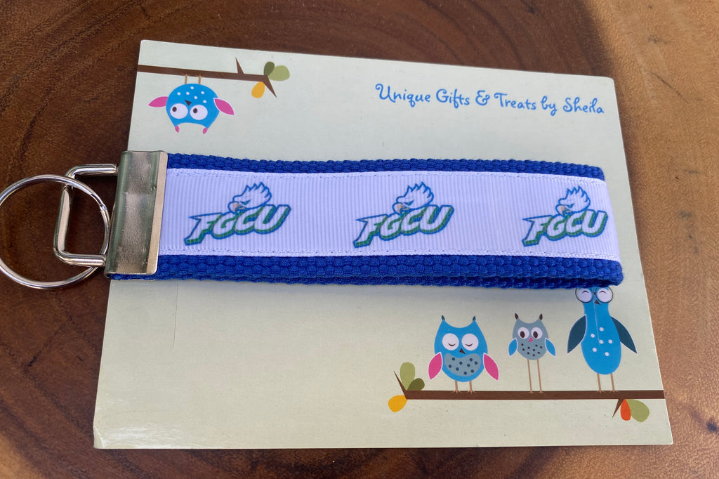 Florida College Keychain; Keyfob