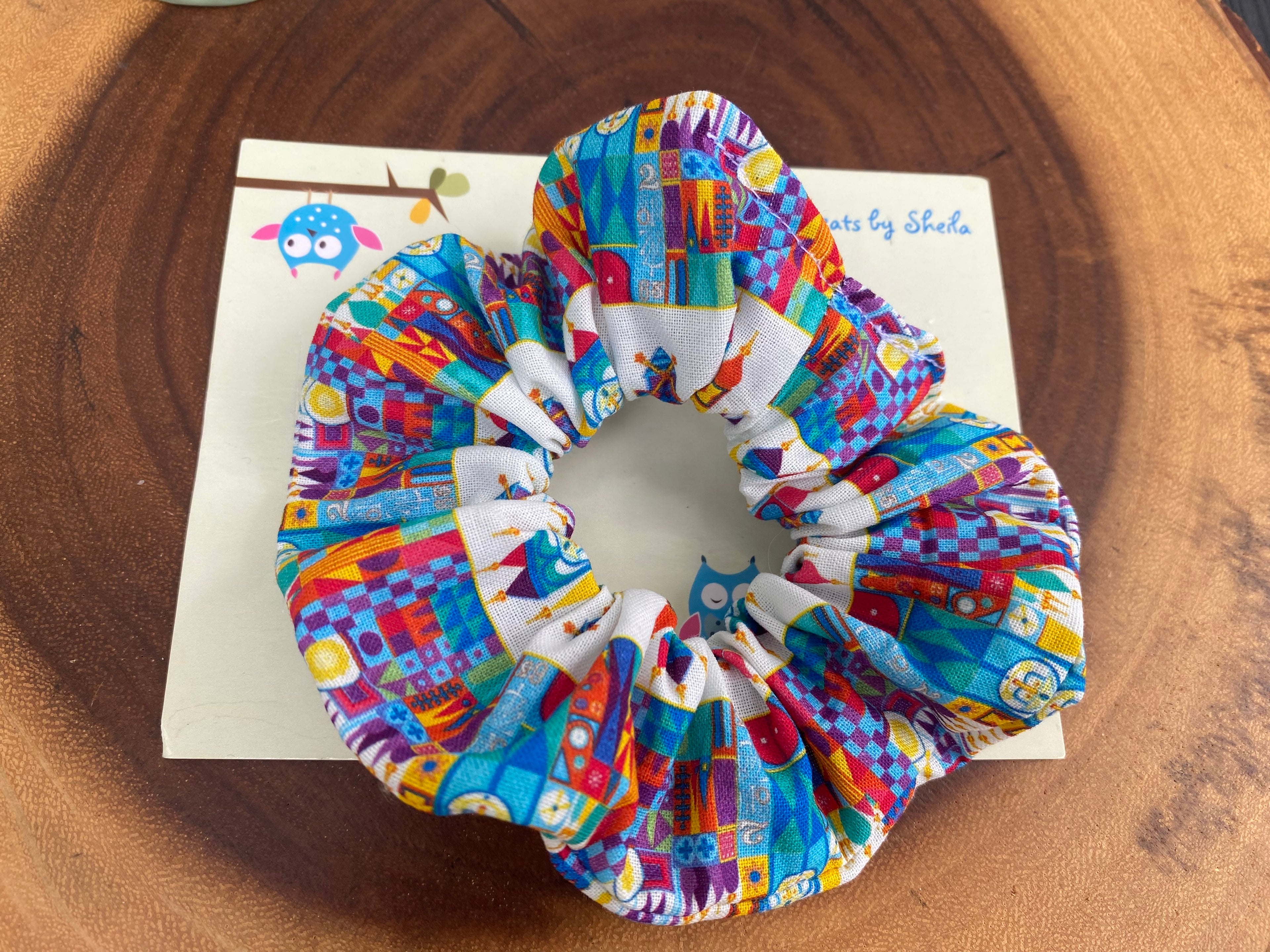 Small World Scrunchie