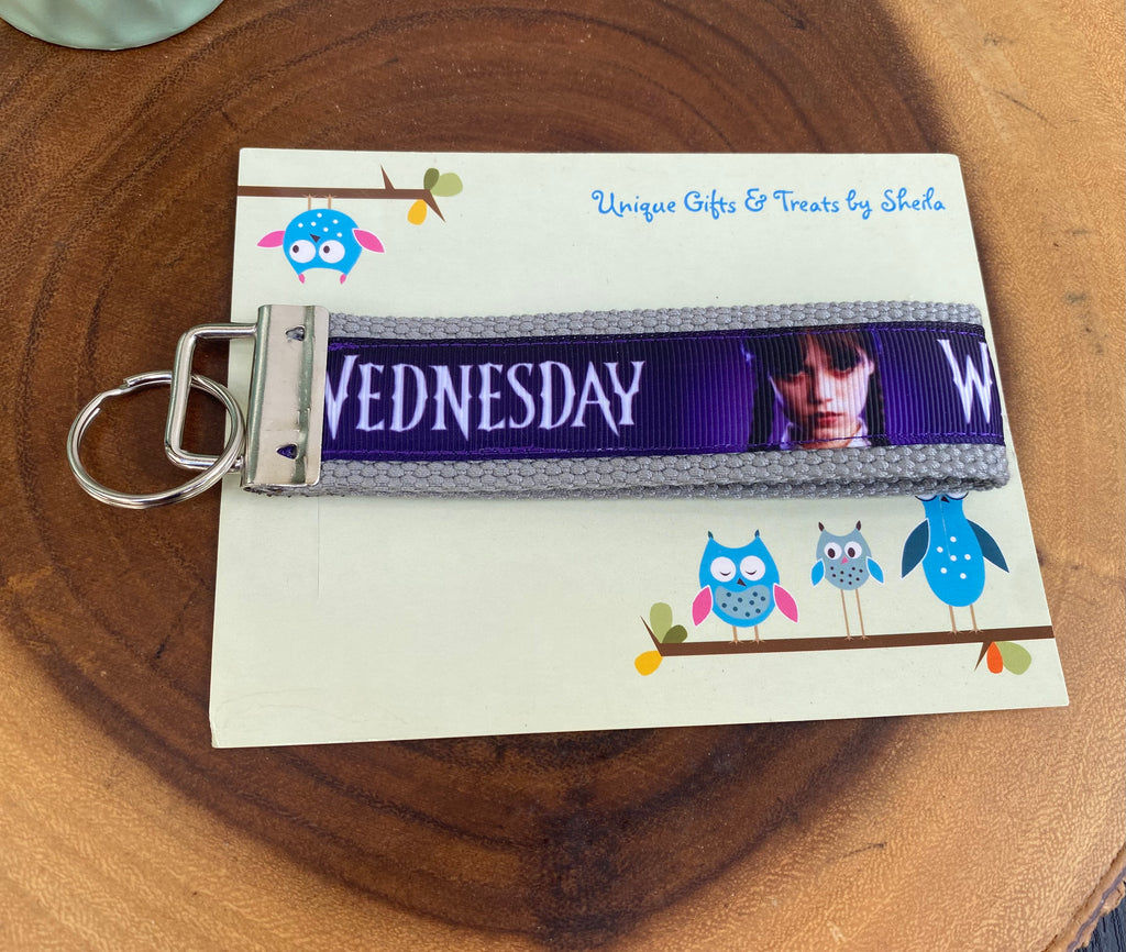 Wednesday Keychain; Keyfob