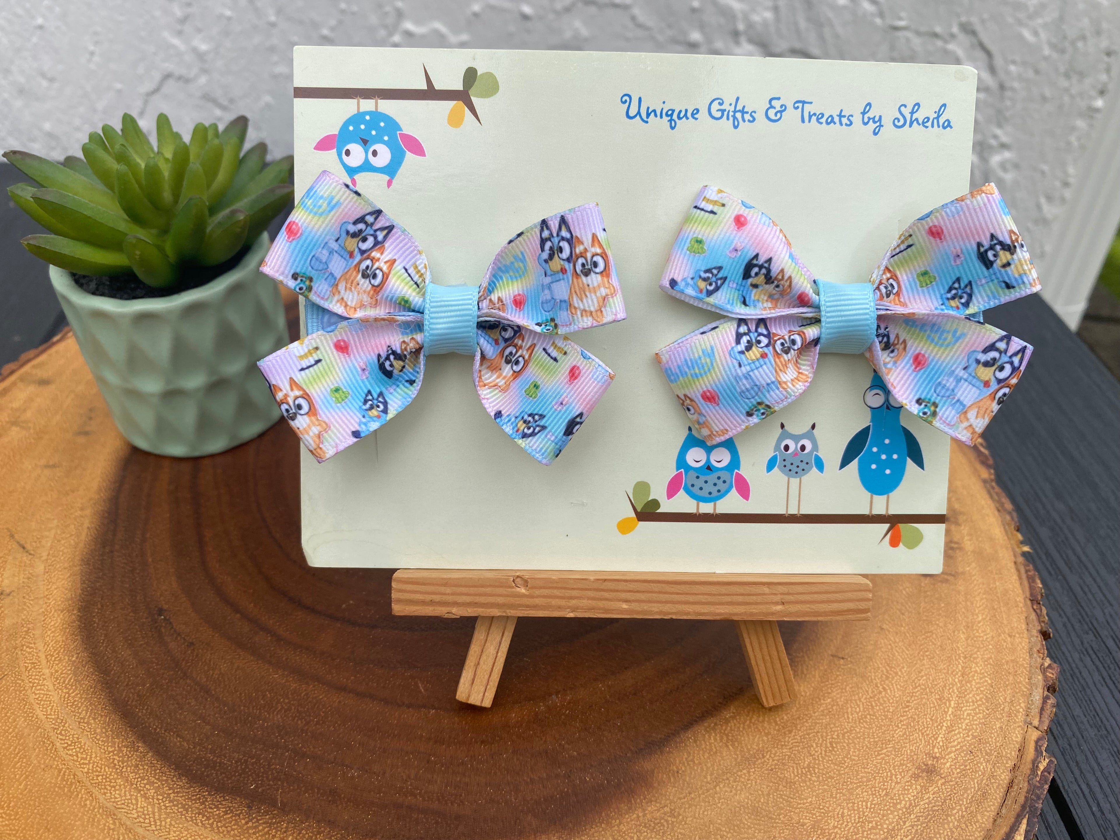 Blue Heeler Hairbows