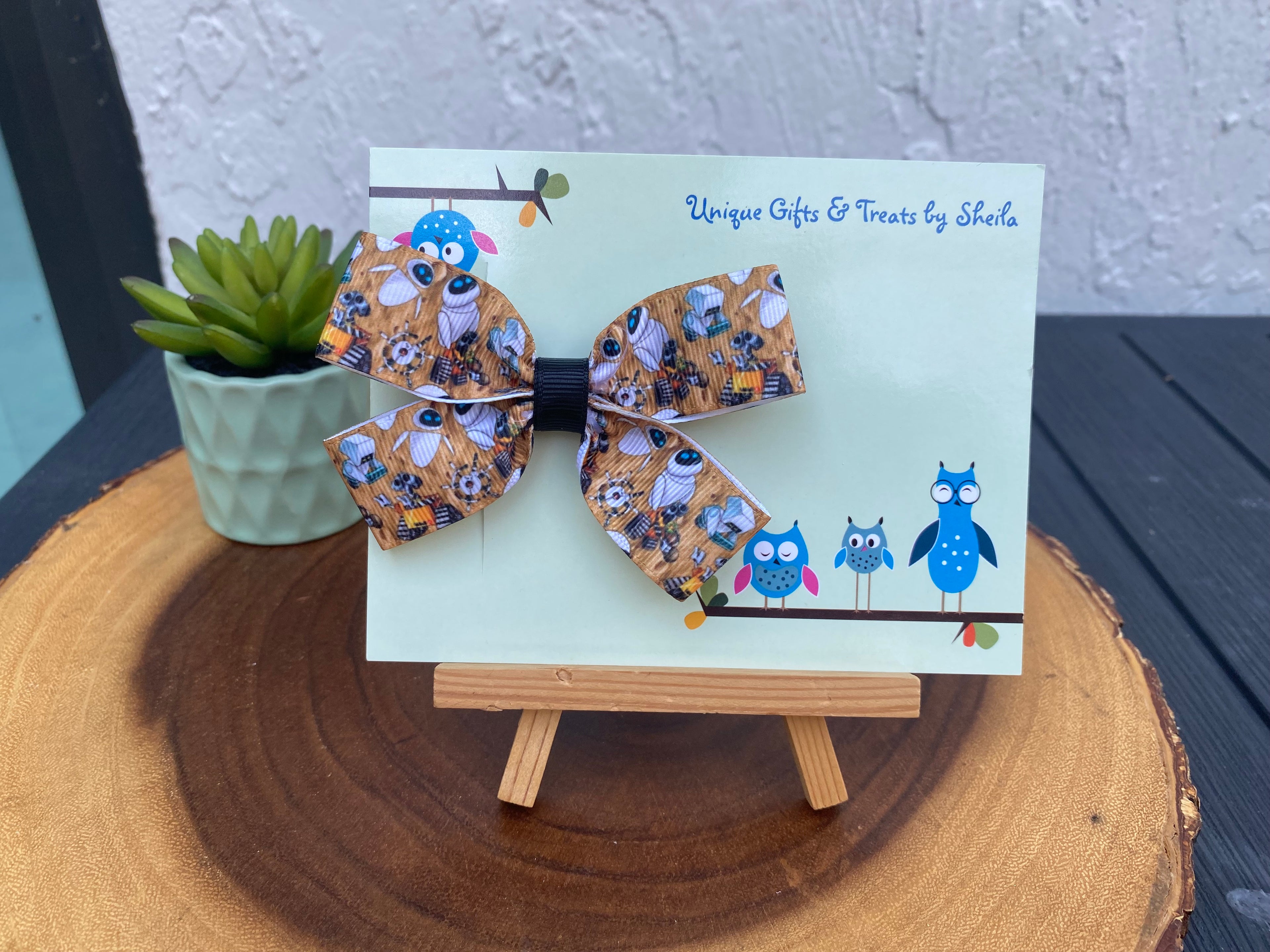 Wall E and Eve Hairbow