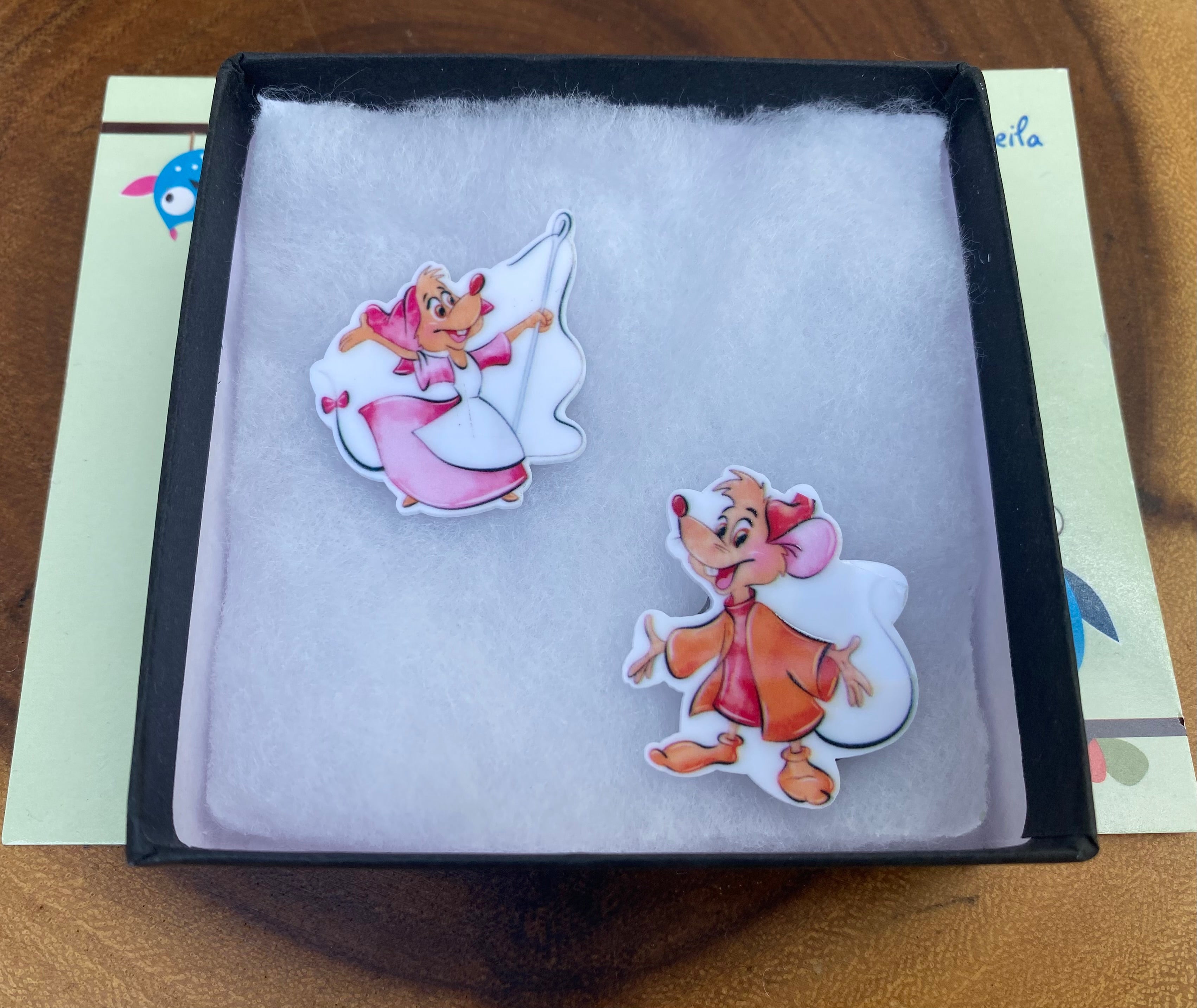 Cinderella Mice (Jaq and Mary) Magnets