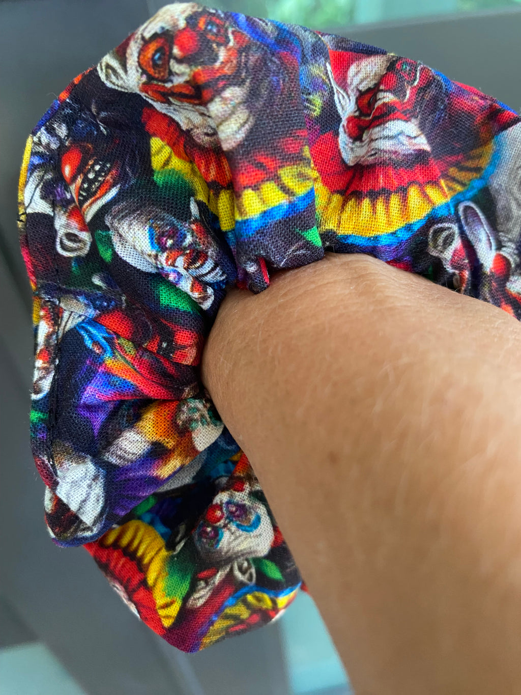 Halloween; Scary Clowns; Creepy Clowns Scrunchie