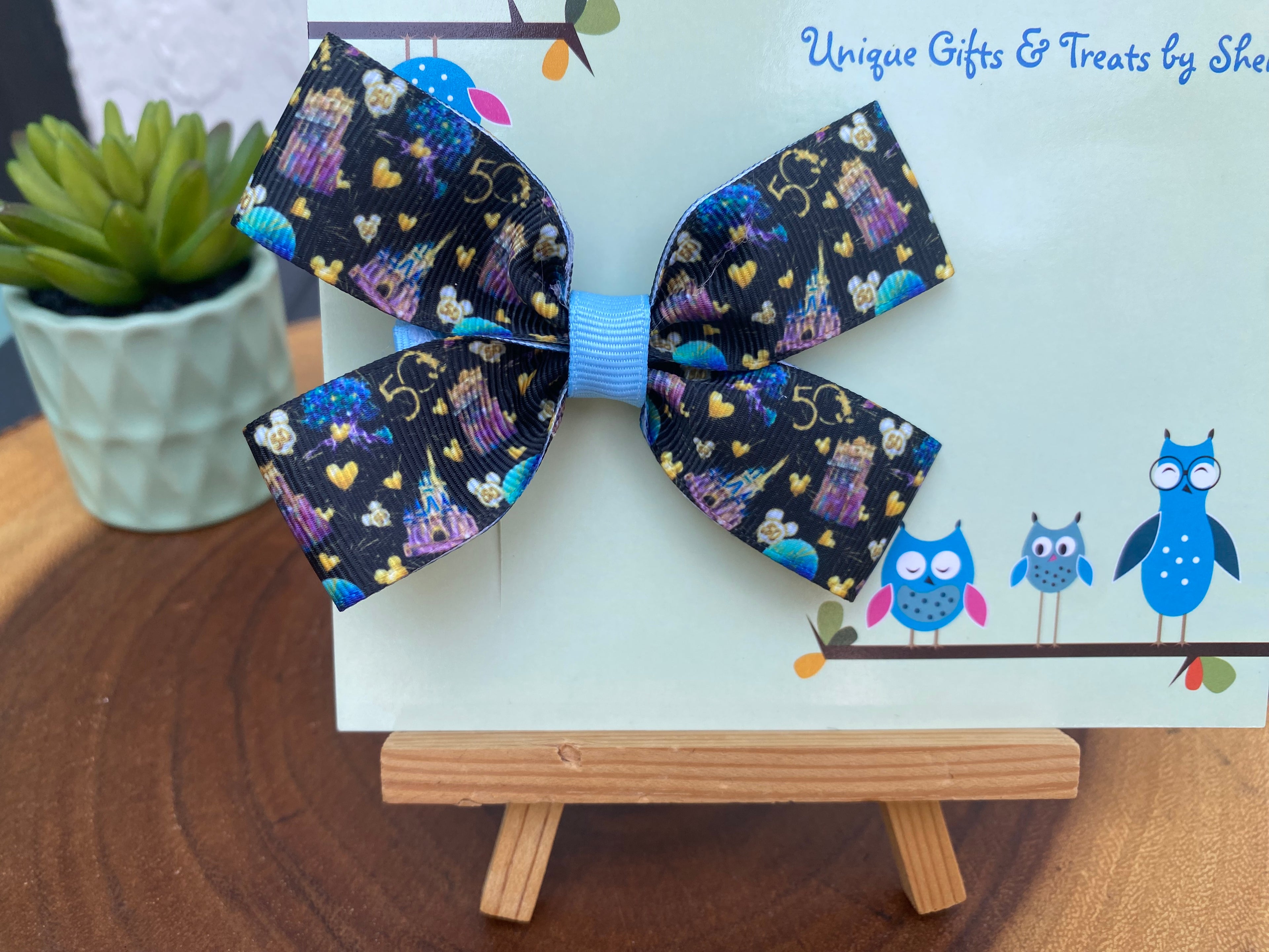 Disney 50th Anniversary Hairbow