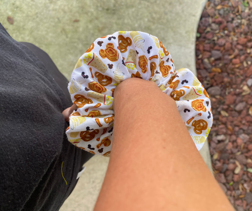 Disney Snacks Scrunchie