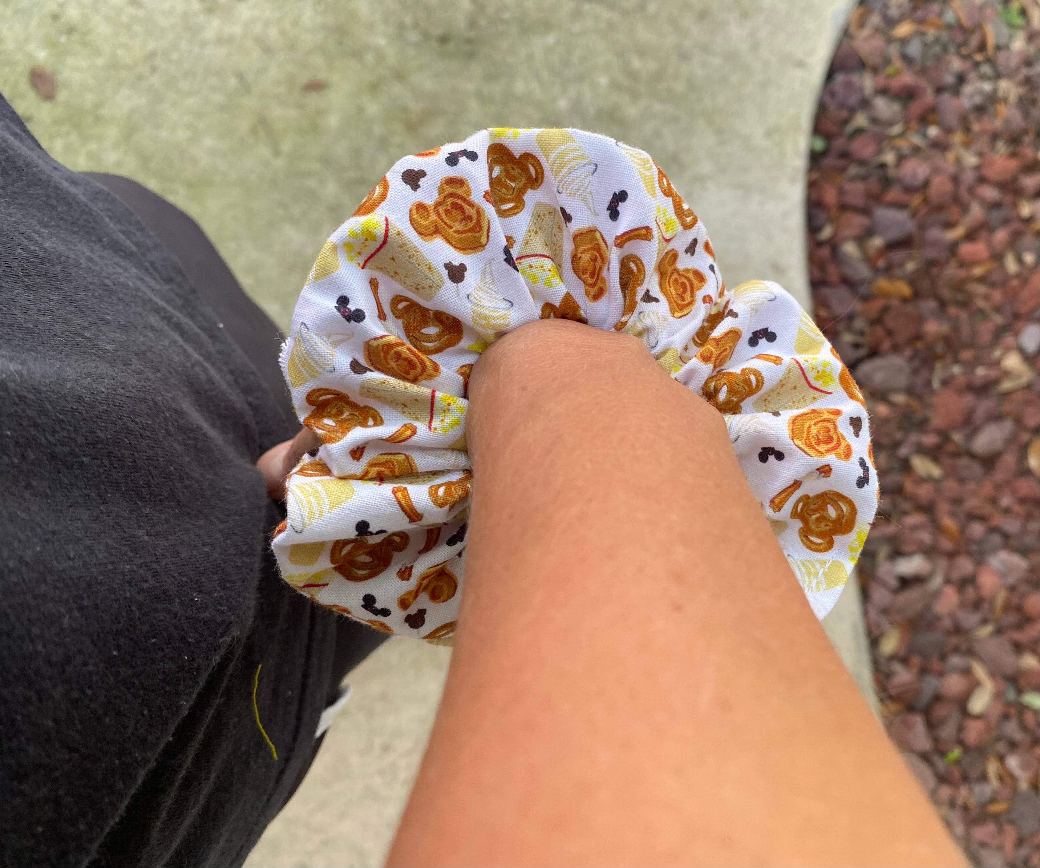 Disney Snacks Scrunchie