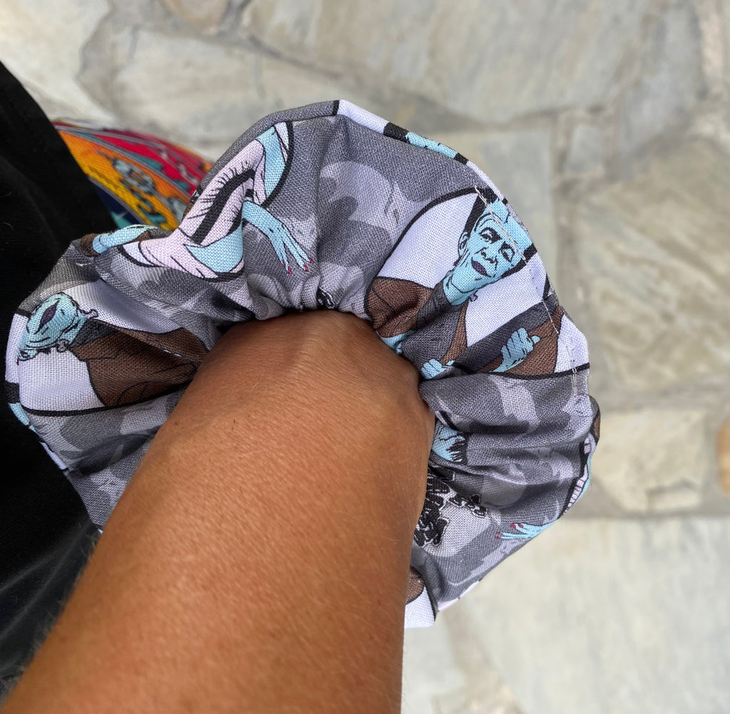 Munsters Halloween Scrunchie