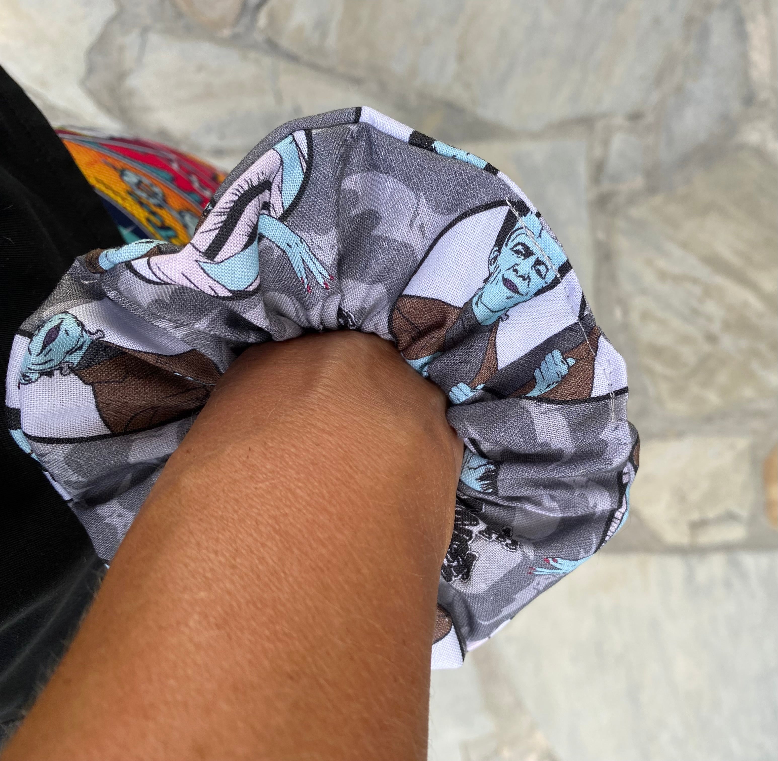 Munsters Halloween Scrunchie