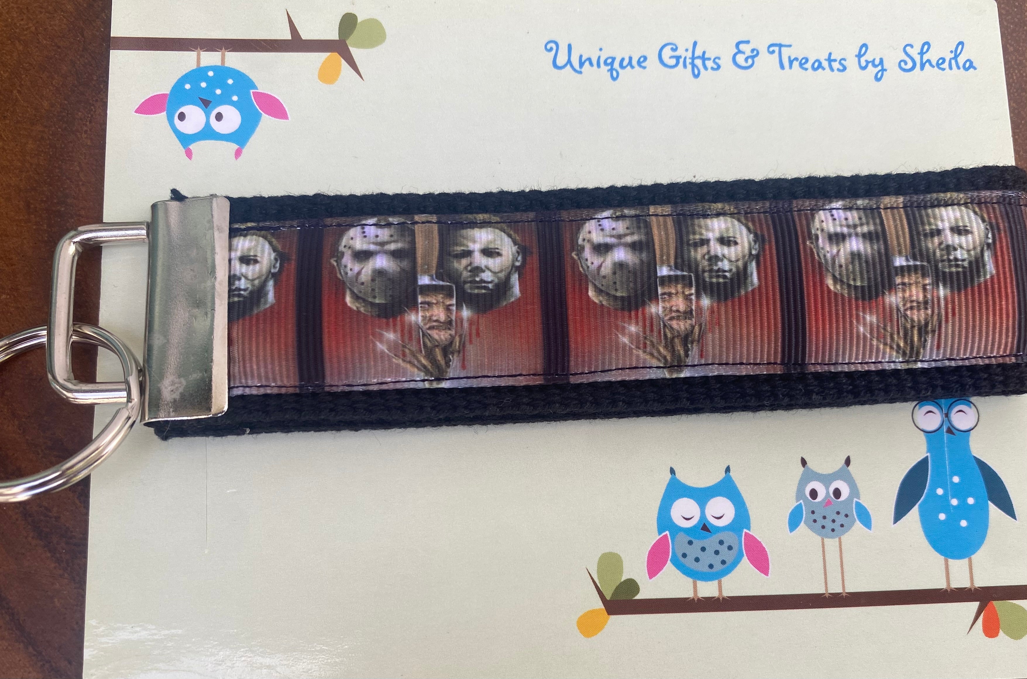 Halloween; Scary Movie; Jason, Michael, Freddy Keychain; Keyfob