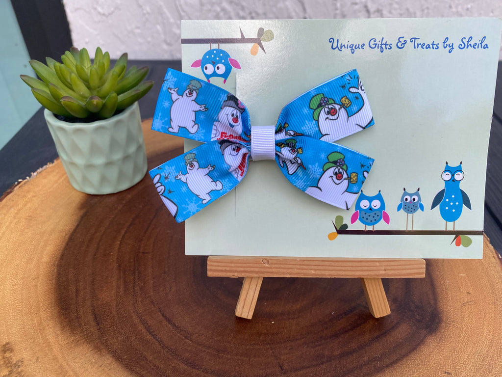 Frosty The Snowman Hairbow