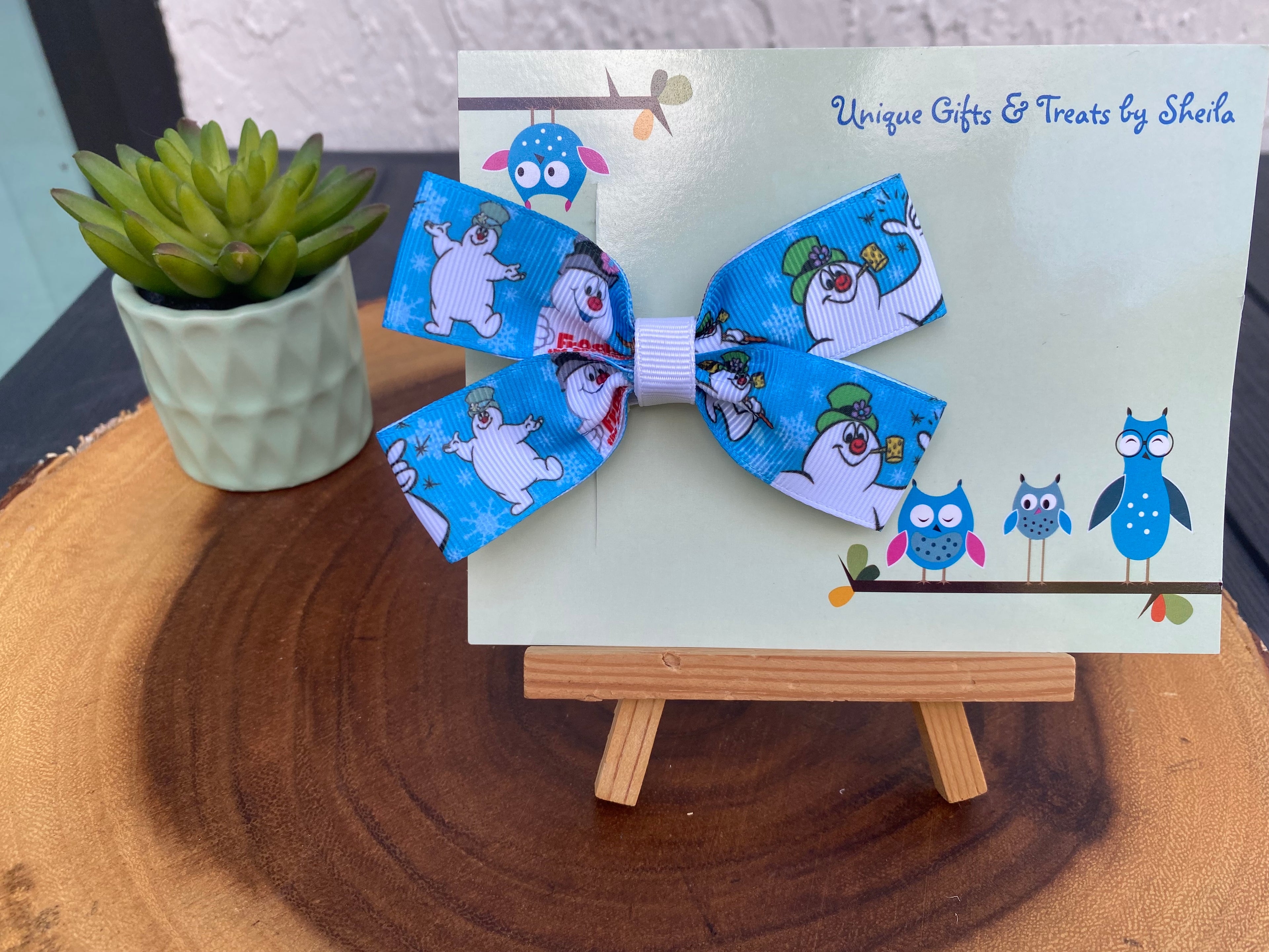 Frosty The Snowman Hairbow