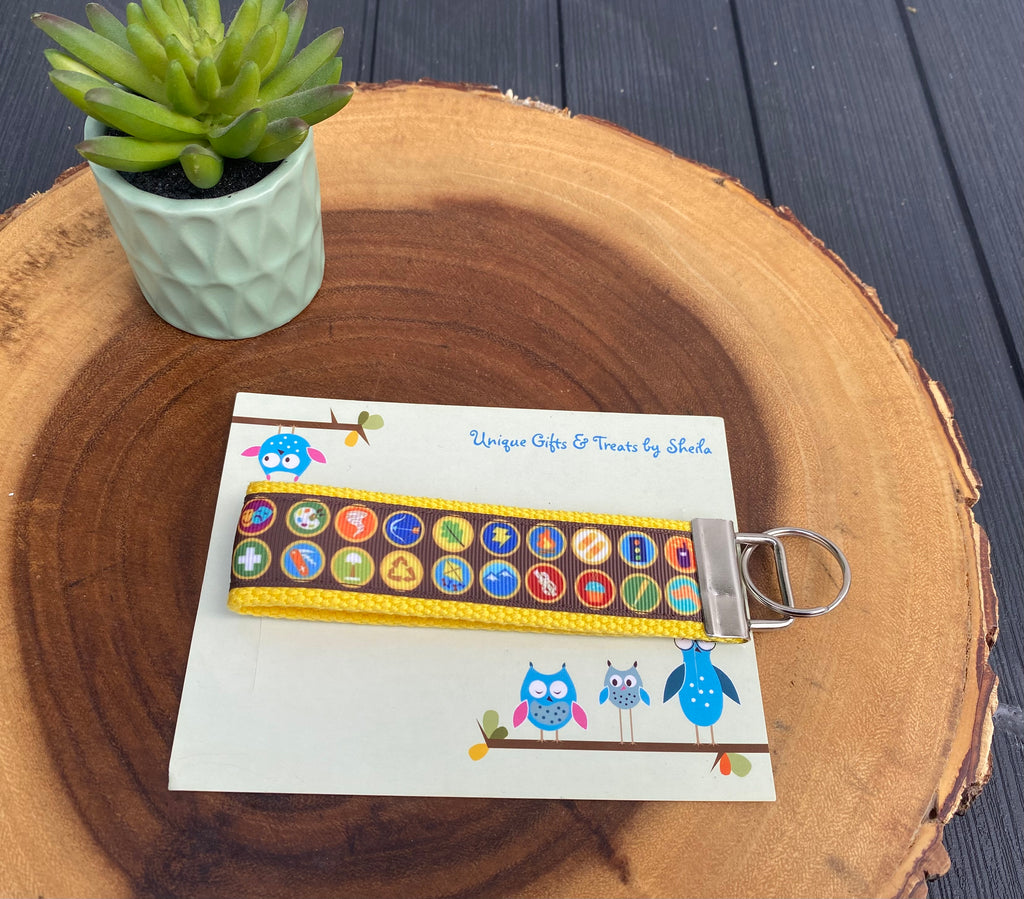 Disney Up Wilderness Explorer Badges Keychain; Keyfob