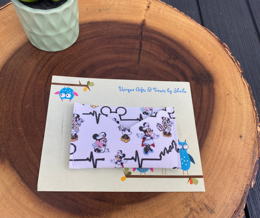Nurse Minnie Mouse Gift Card Holder