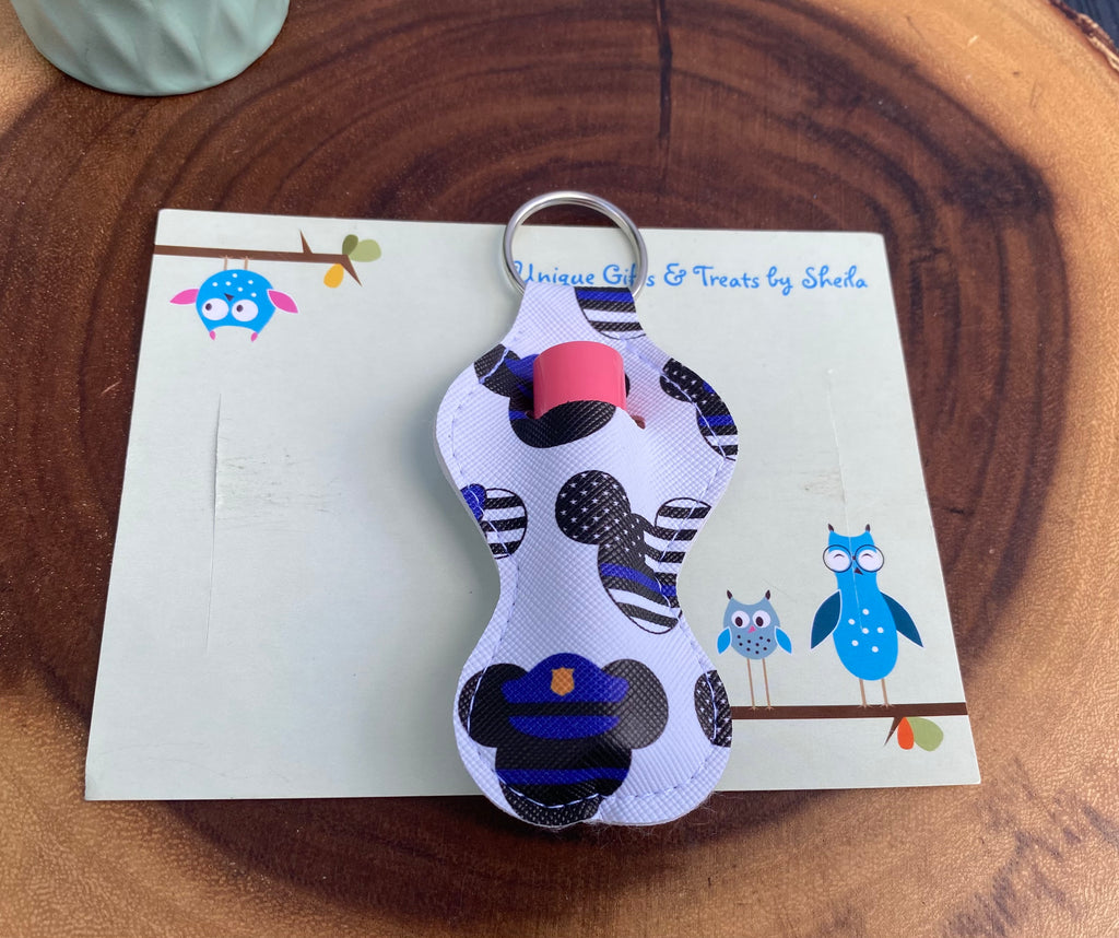 Mickey Mouse Police Officer Lip Bam Holder
