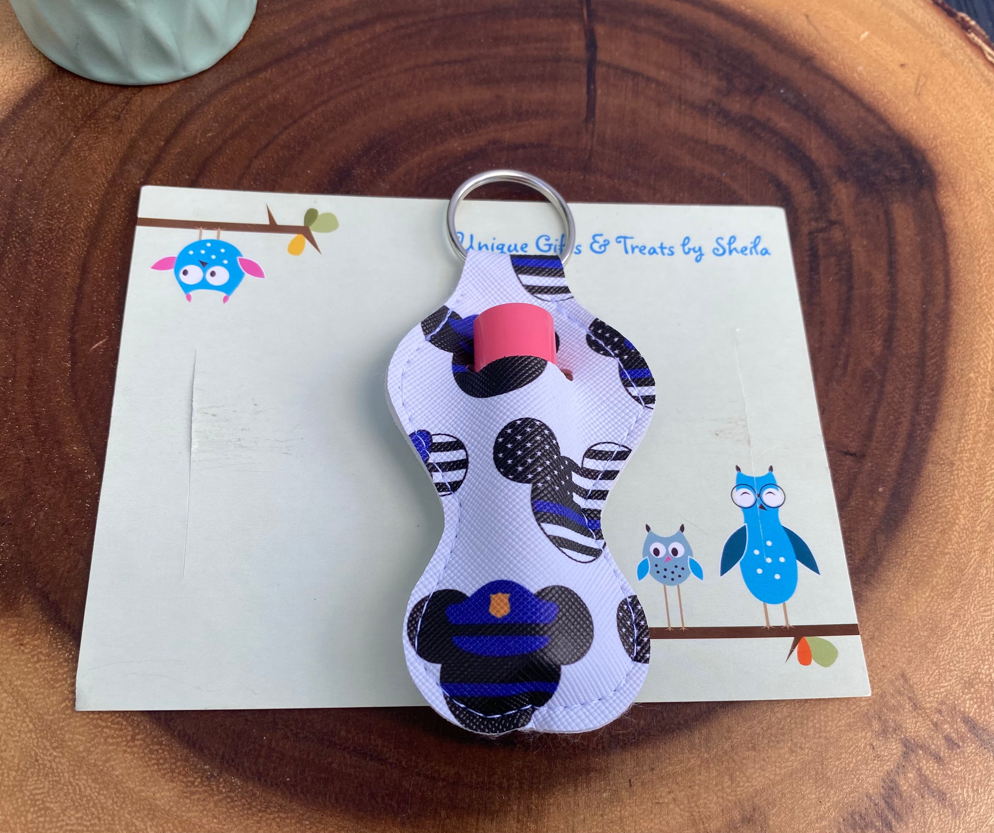 Mickey Mouse Police Officer Lip Bam Holder