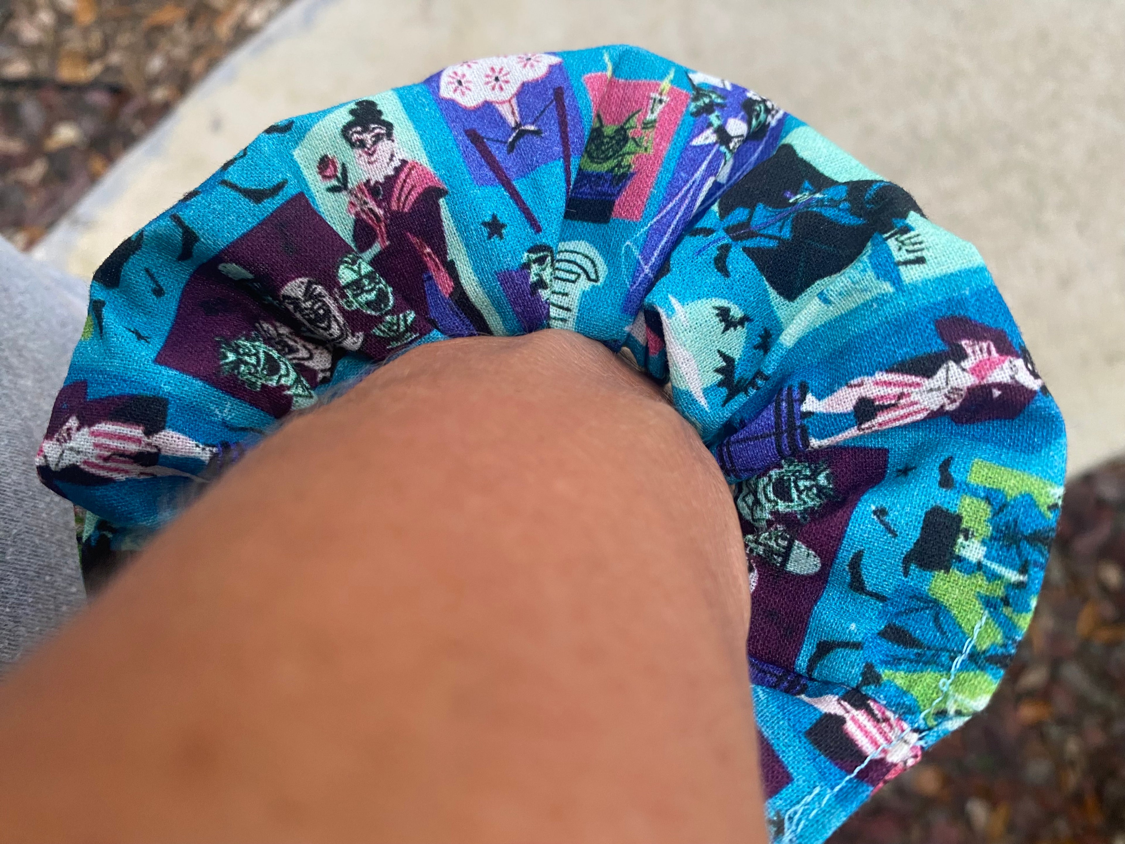 Dooney Inspired Haunted Mansion Scrunchie