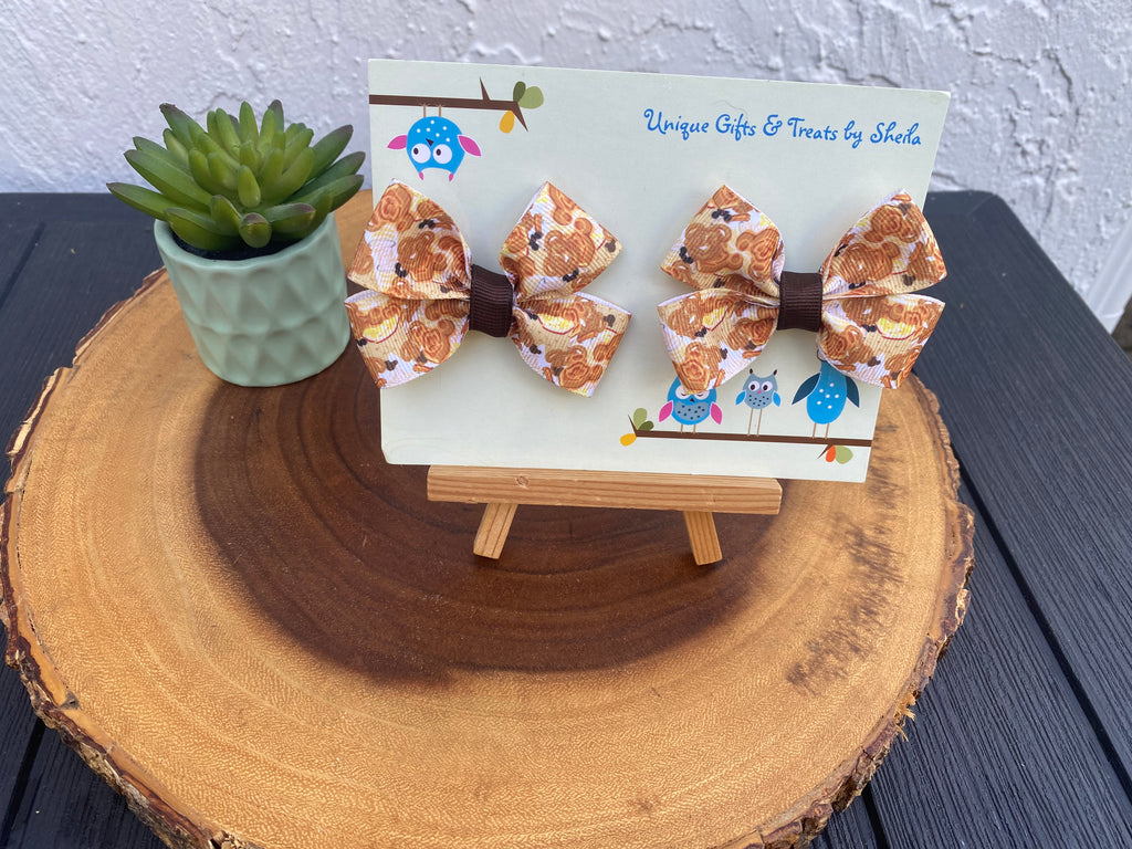 Disney (Mickey) Snacks Hairbows