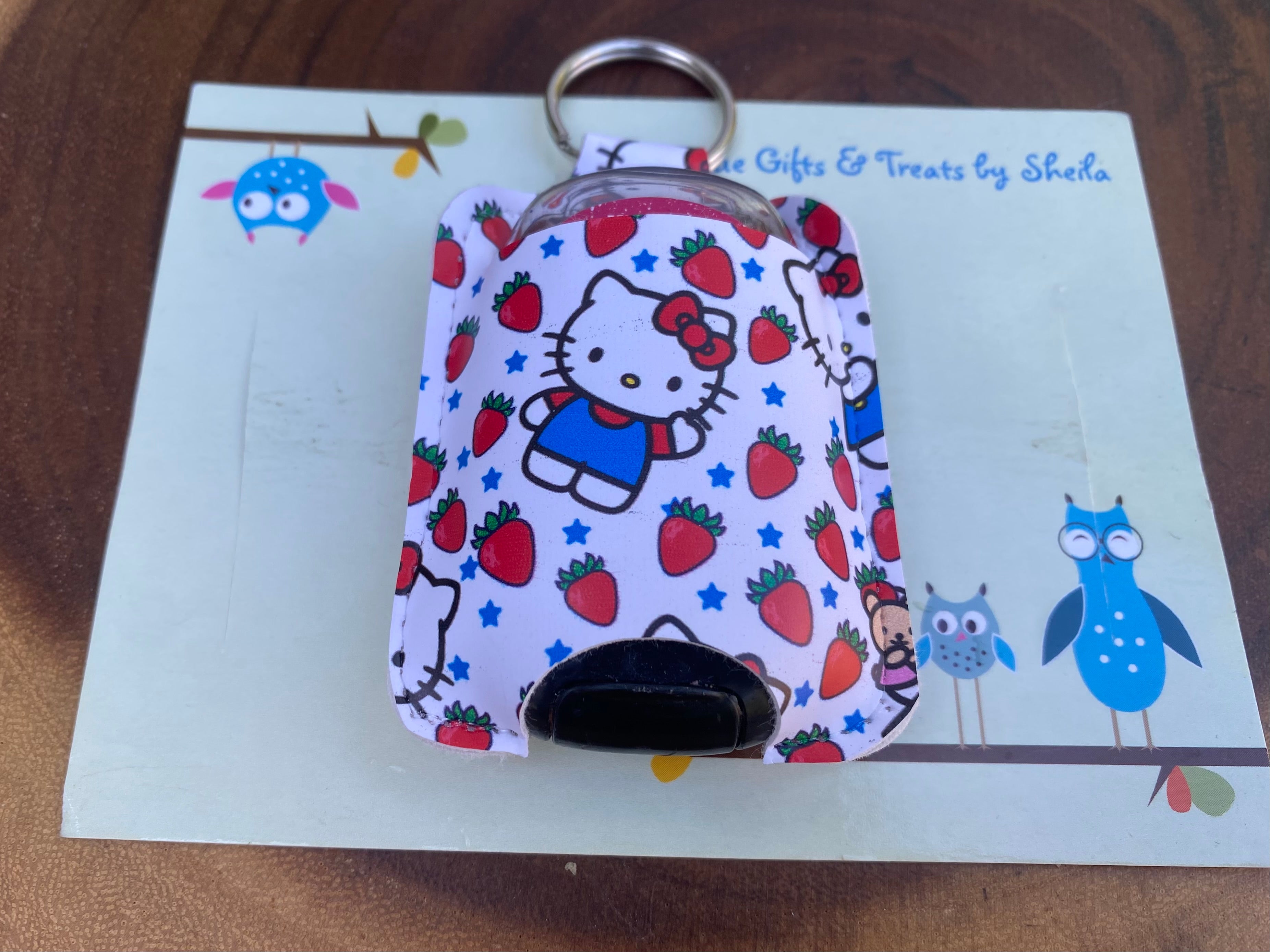 Animated Kitty Hand Sanitizer Holder
