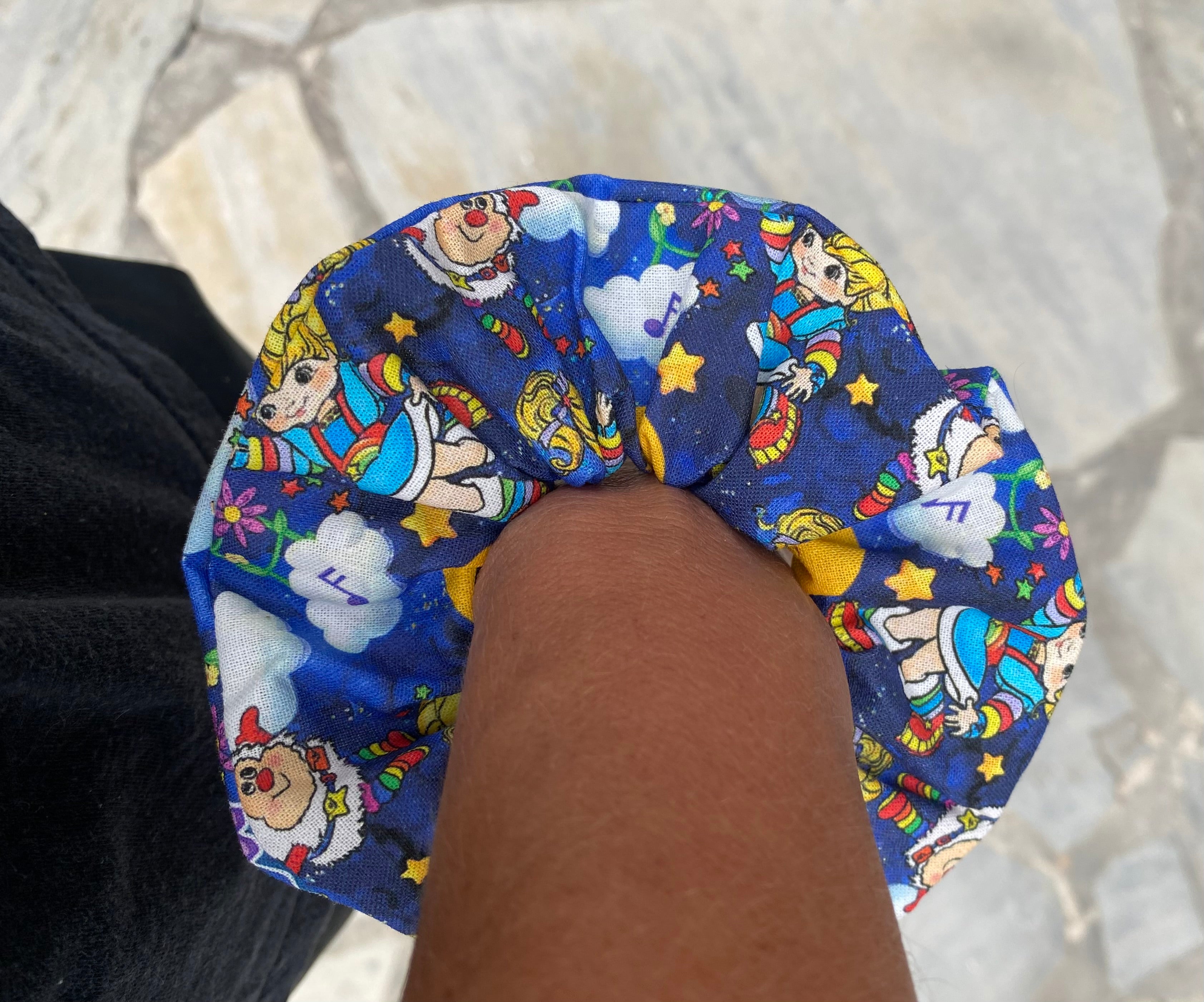 Rainbow Doll Scrunchie