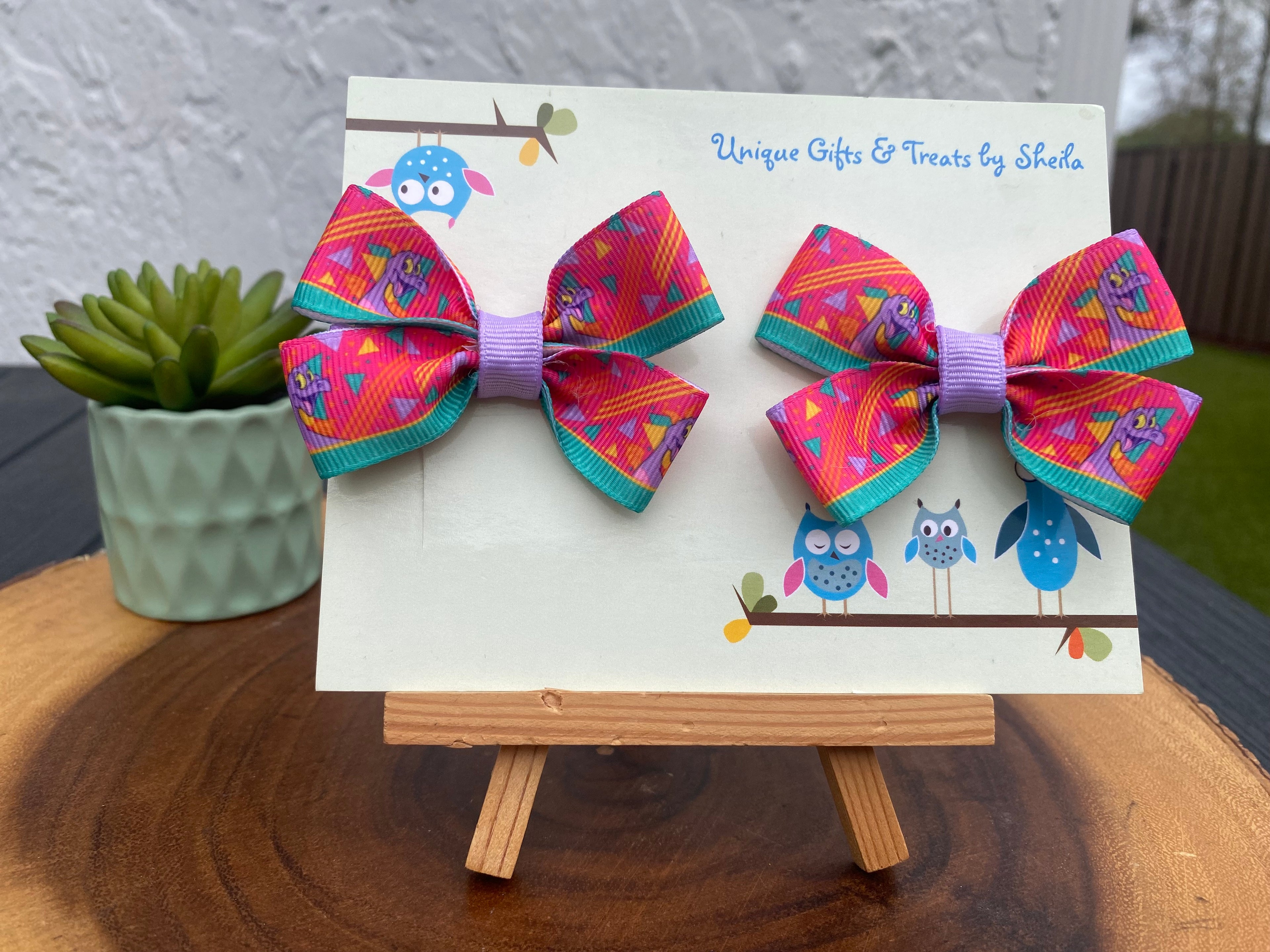 Figment; 1980’s Inspired Hairbows