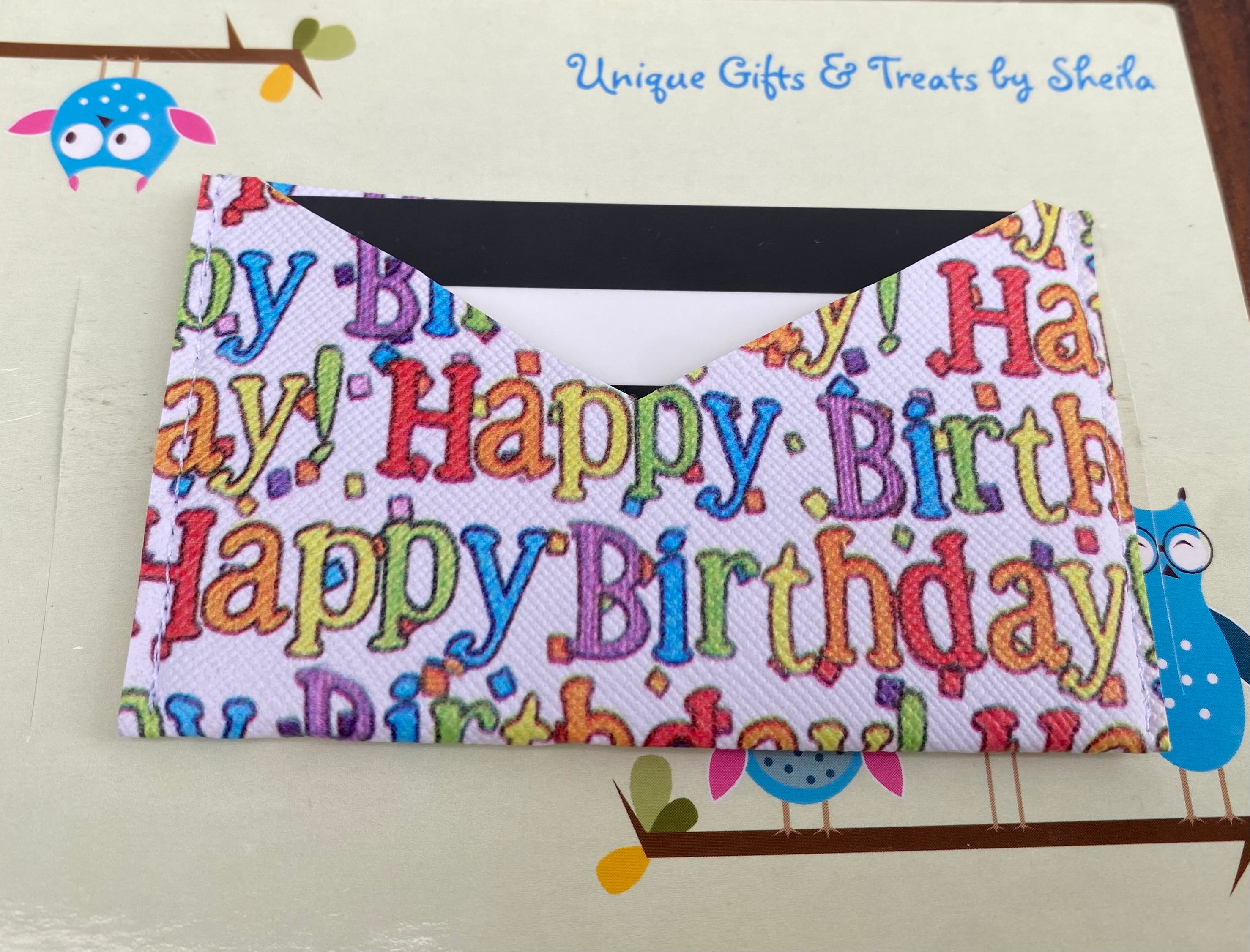 Happy Birthday Gift Card Holder