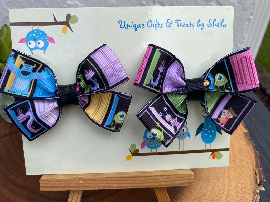 Monsters Inc. Hairbows