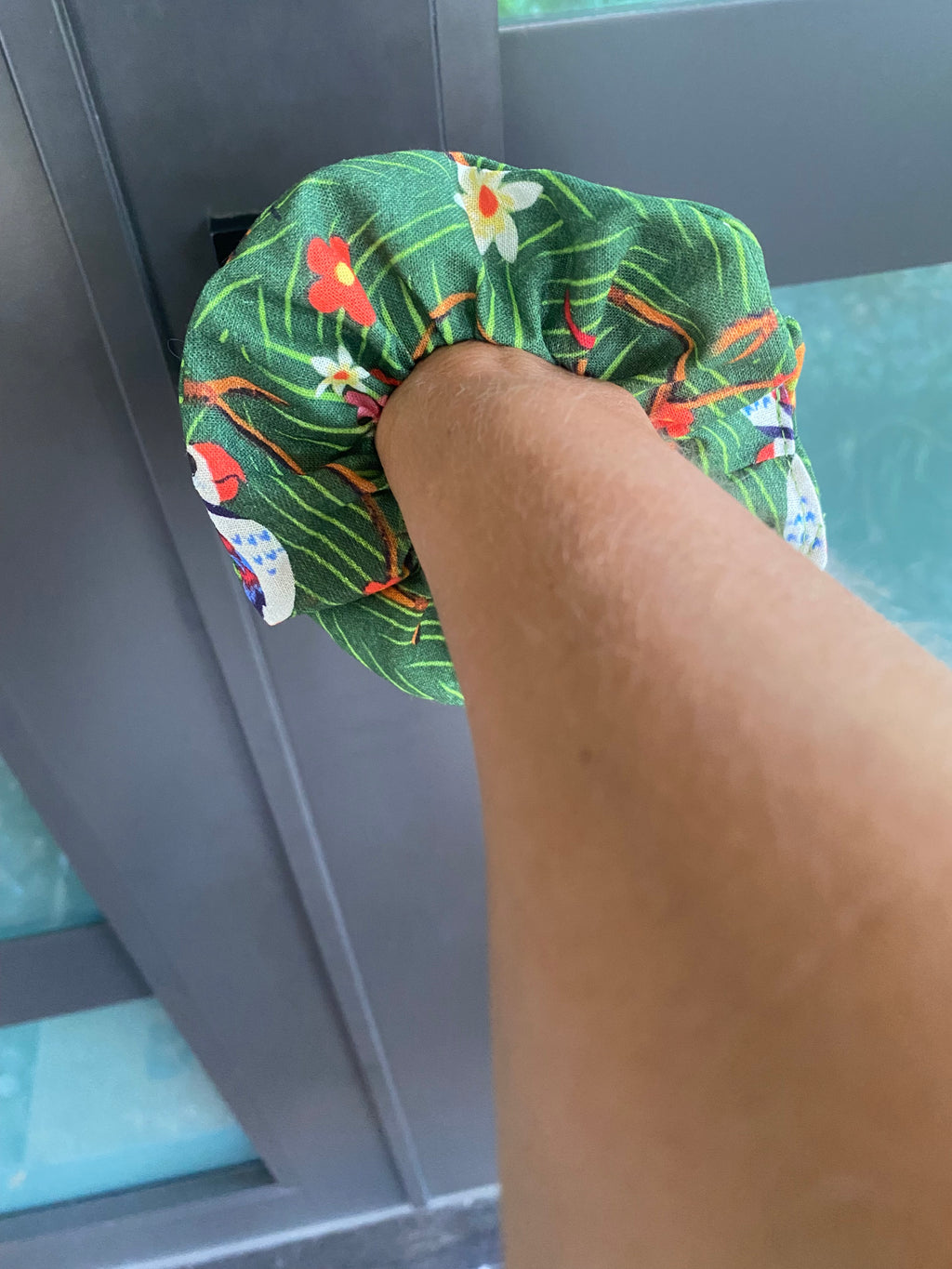 Parrot;Tiki Room Scrunchie
