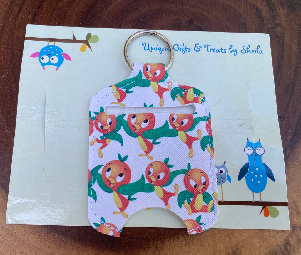 Orange Bird Hand Sanitizer Holder