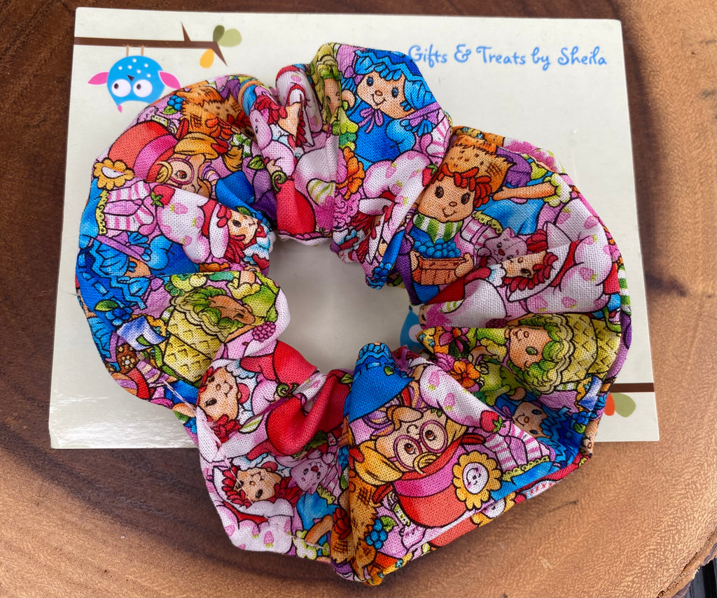 Strawberry Doll and Friends Scrunchie