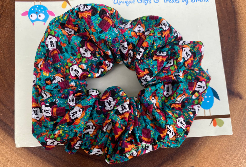 Mickey’s Not So Scary Halloween Party Scrunchie; Witch Minnie Scrunchie