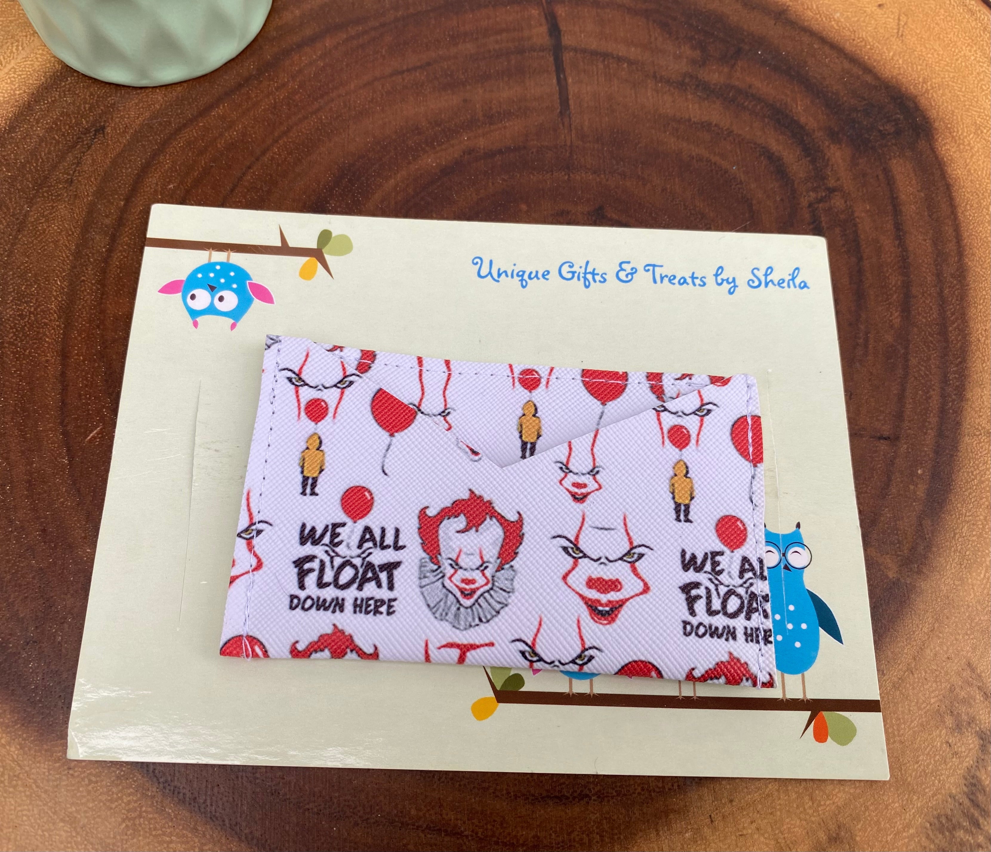Scary Clown Gift Card Holder