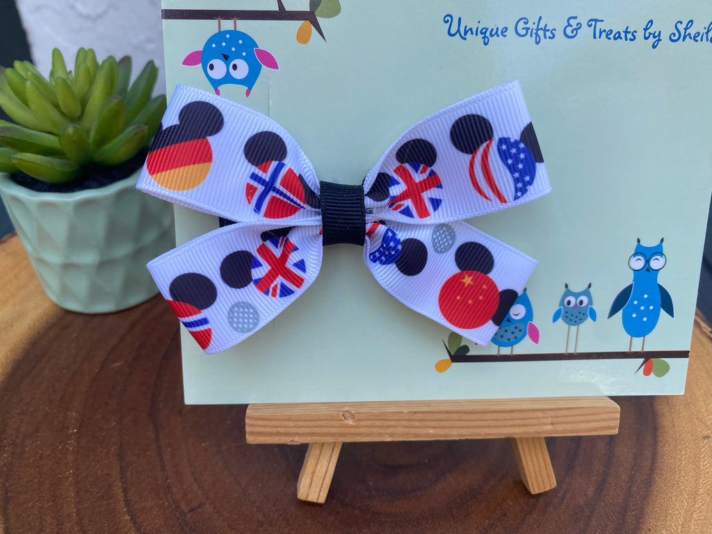 Epcot; Countries Hairbow