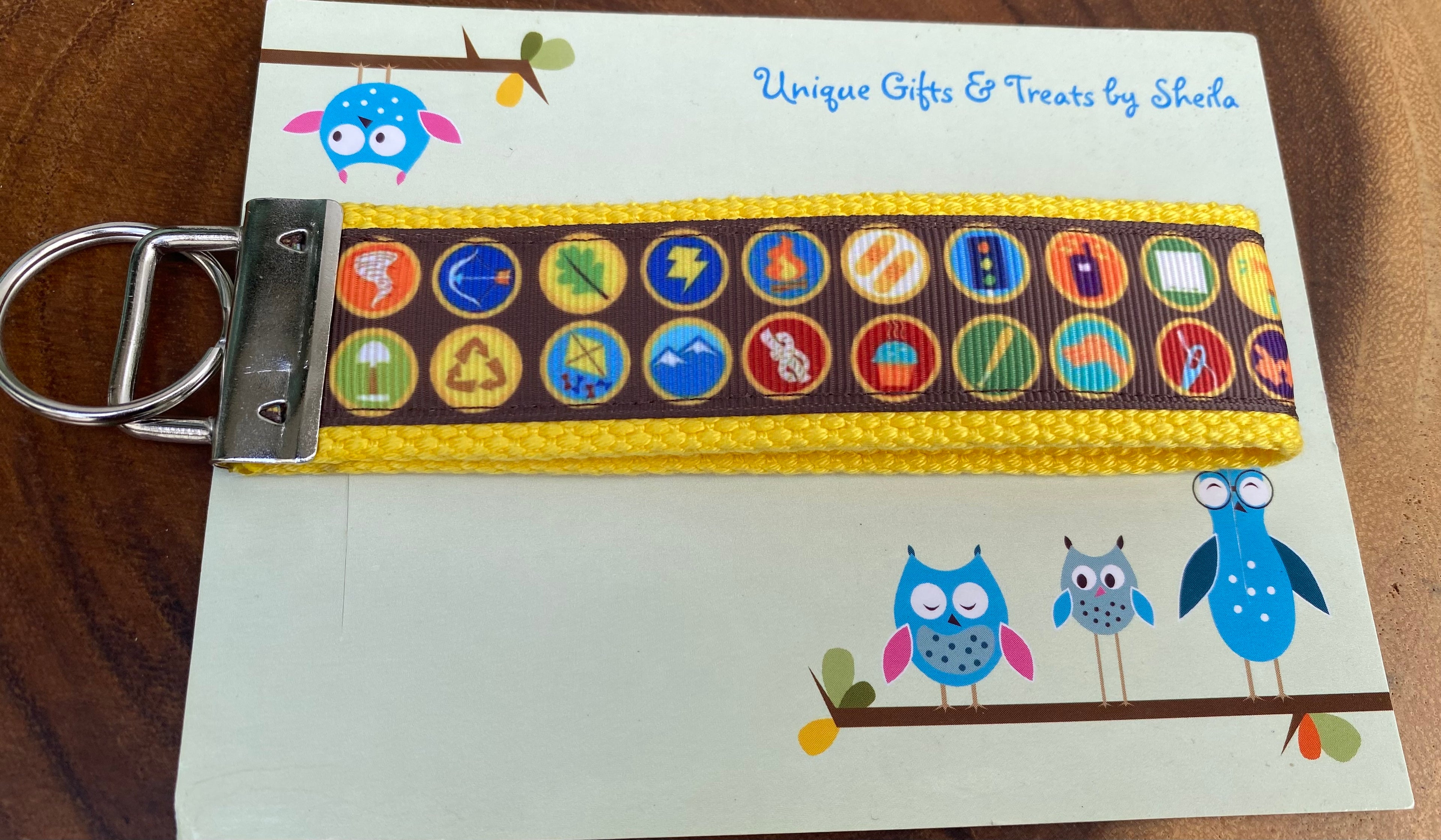 Disney Up Wilderness Explorer Badges Keychain; Keyfob