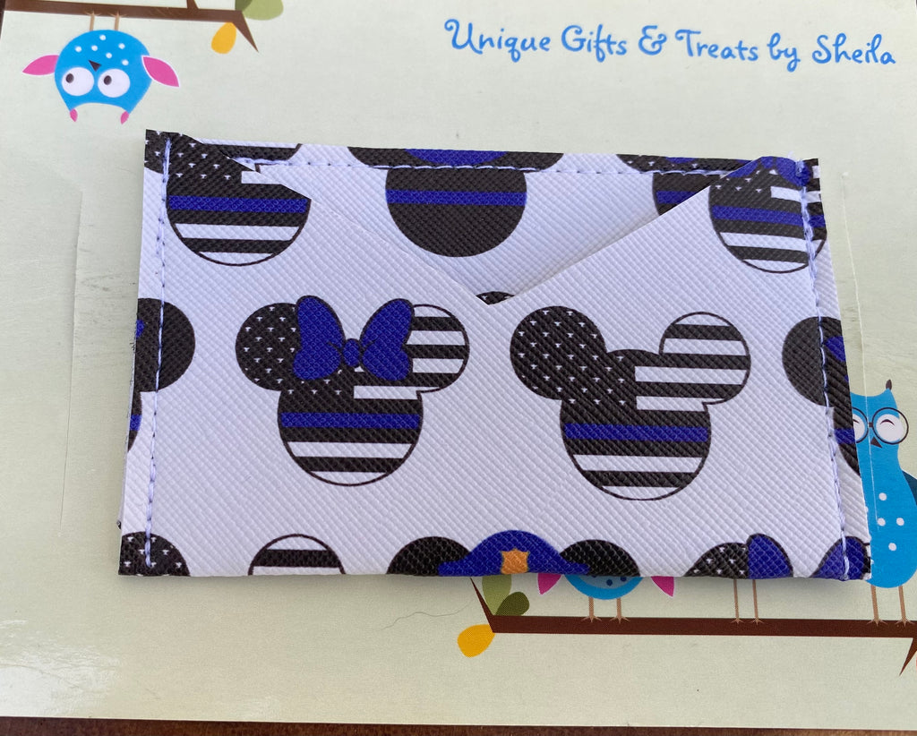 Police Officer Mickey Gift Card Holder