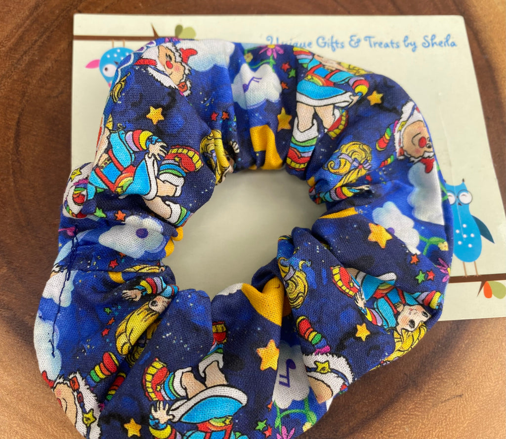 Rainbow Doll Scrunchie