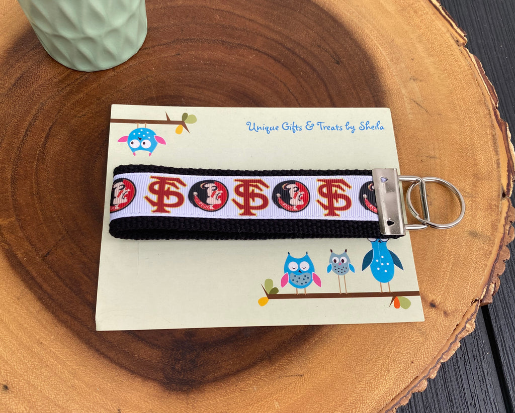 Florida College Keychain; Keyfob