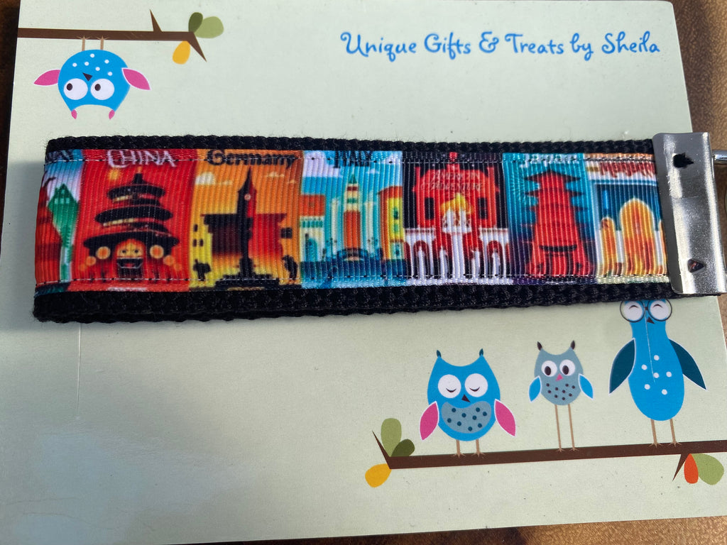 Epcot; World Showcase Keychain; Keyfob