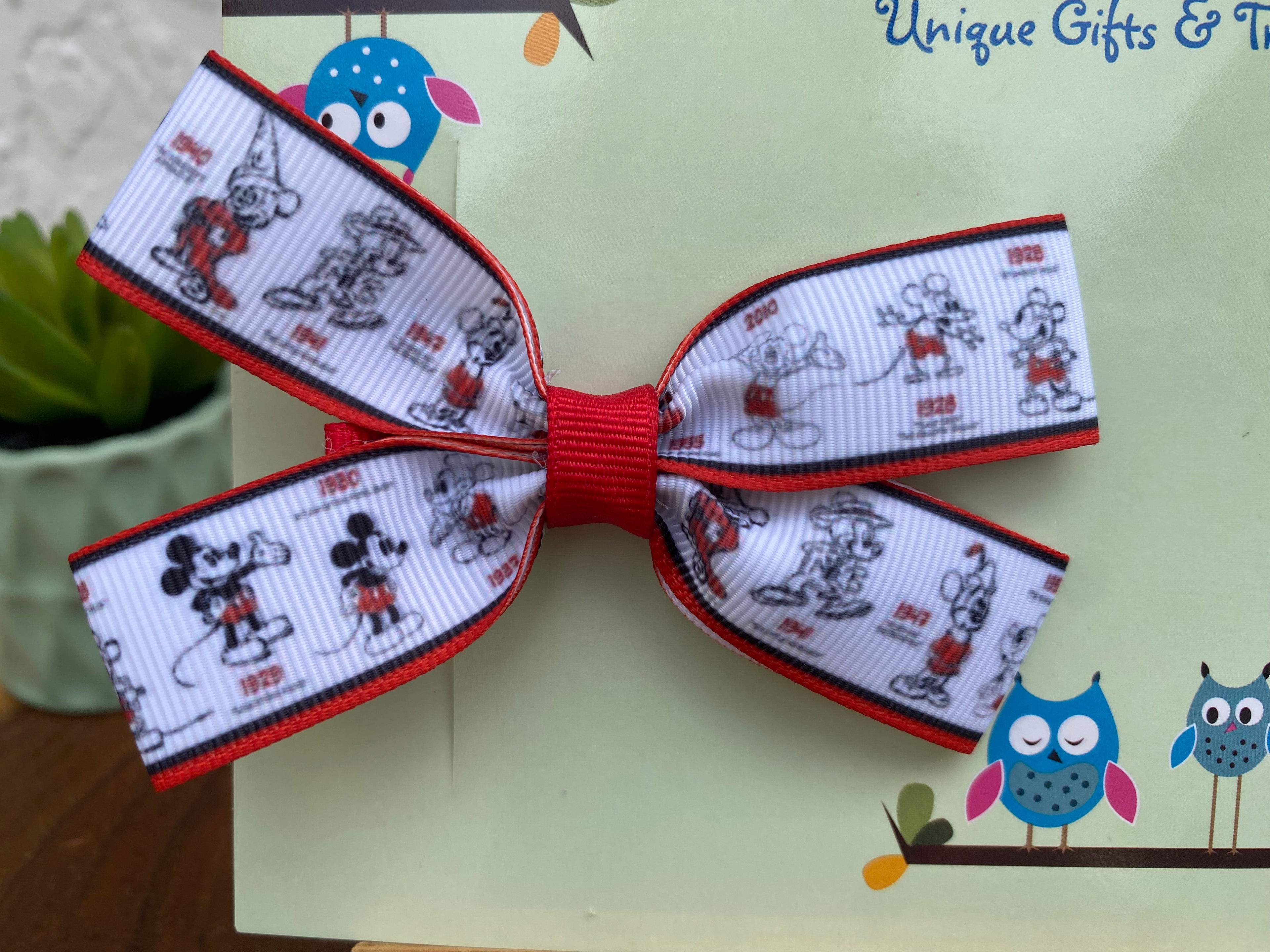 Mickey Mouse Through The Years Hairbow