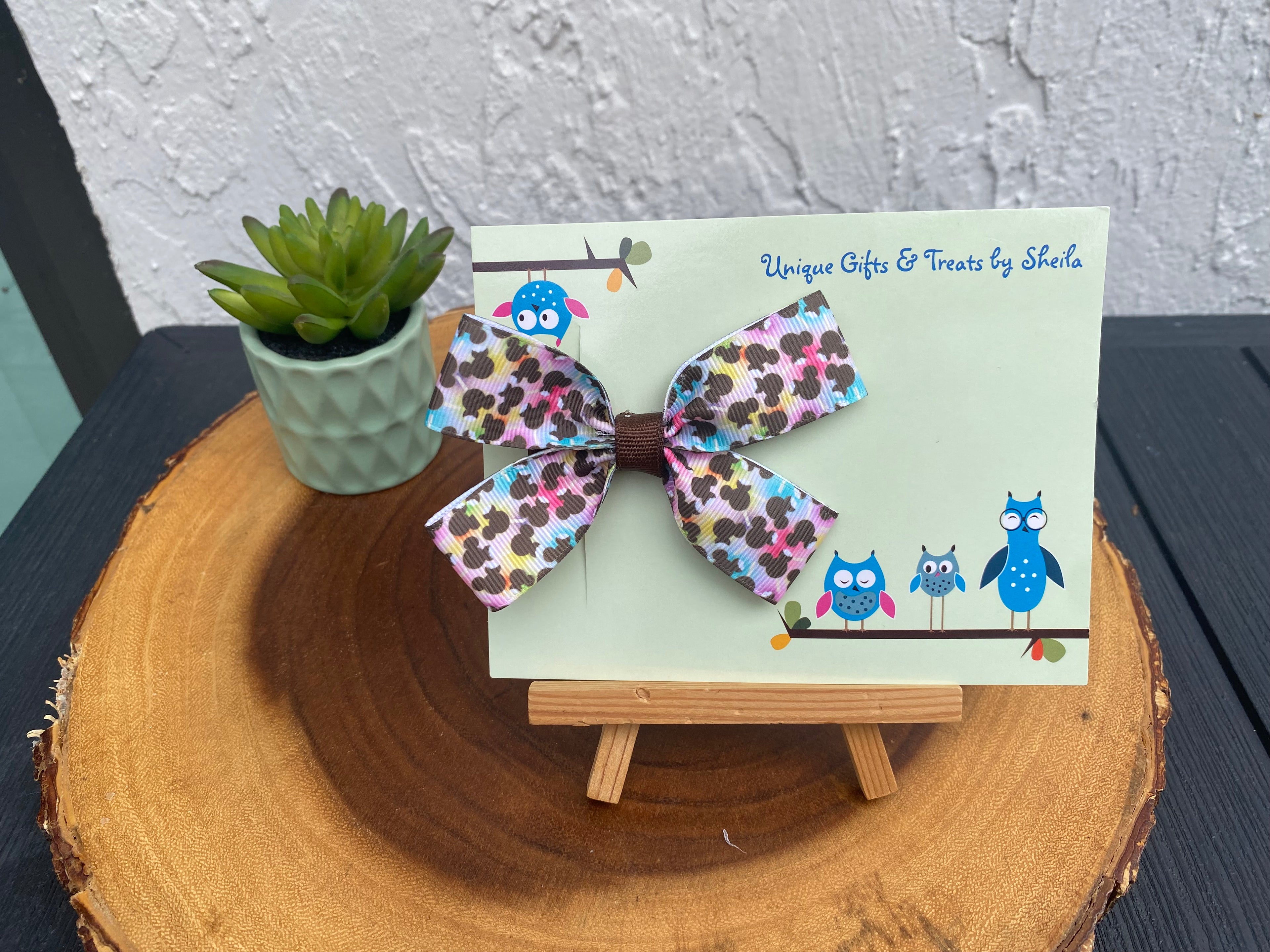 Disney Ice Cream Bars Hairbow