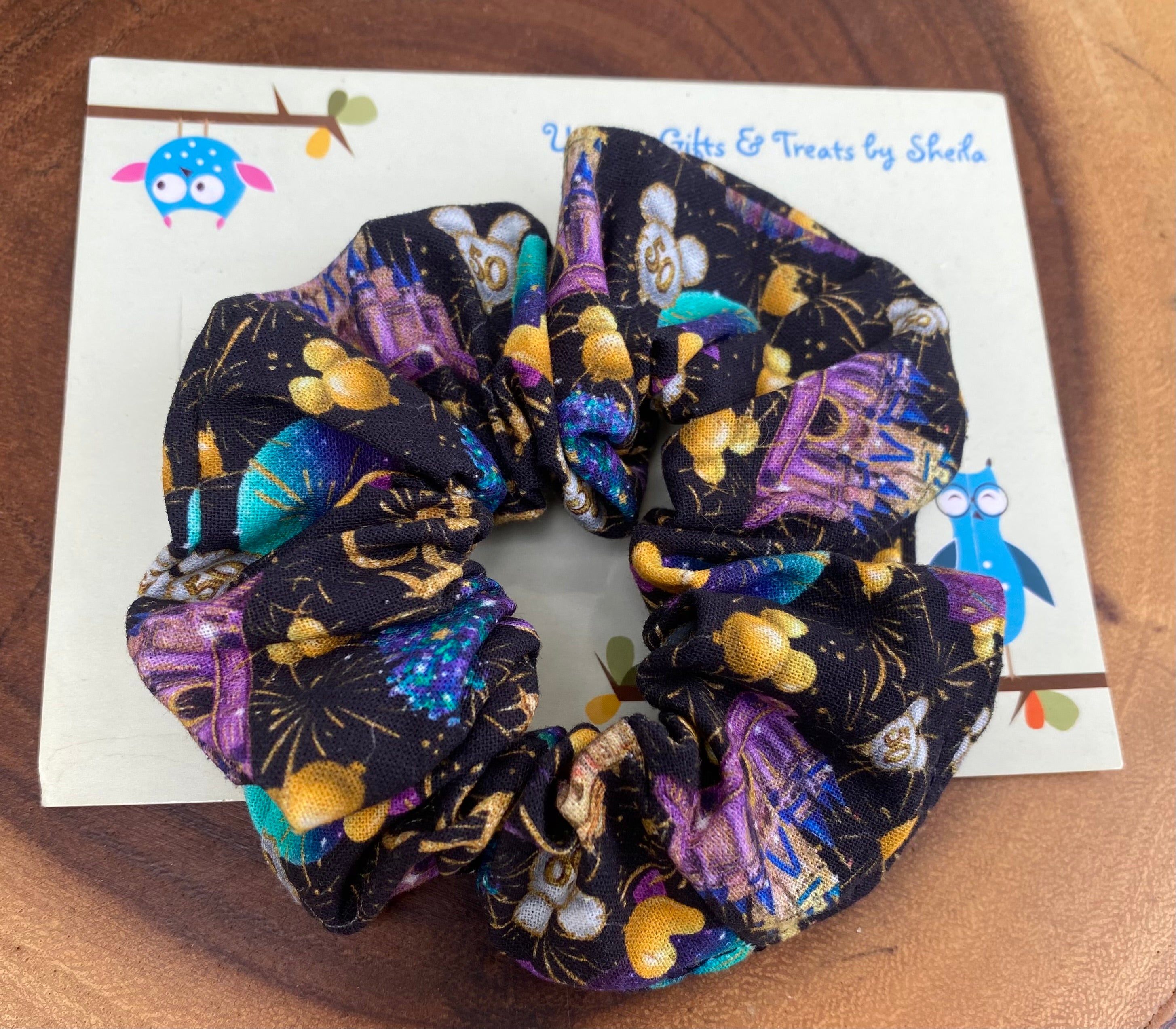 WDW 50th Anniversary Scrunchie