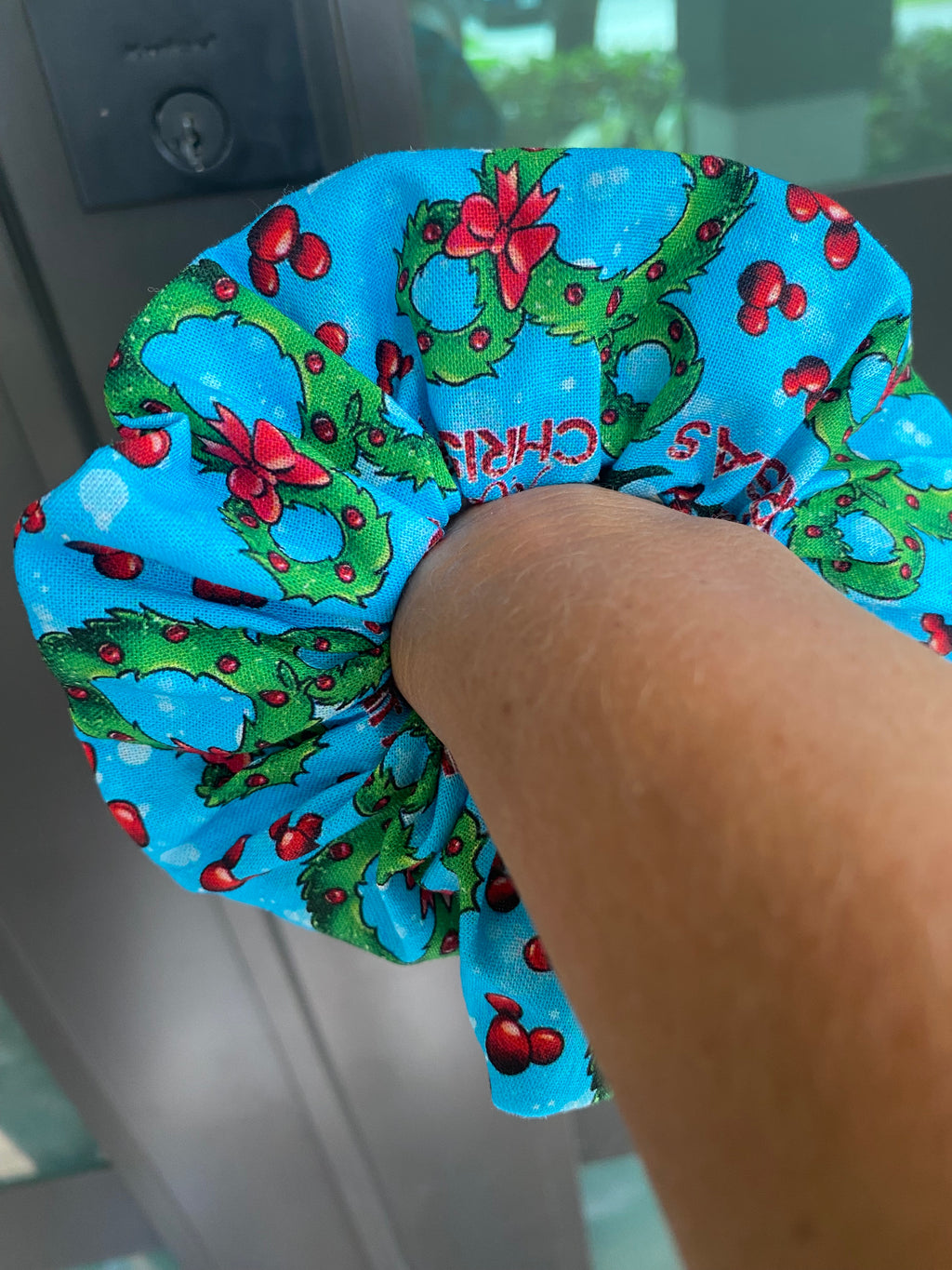 Disney Christmas Wreath Scrunchie