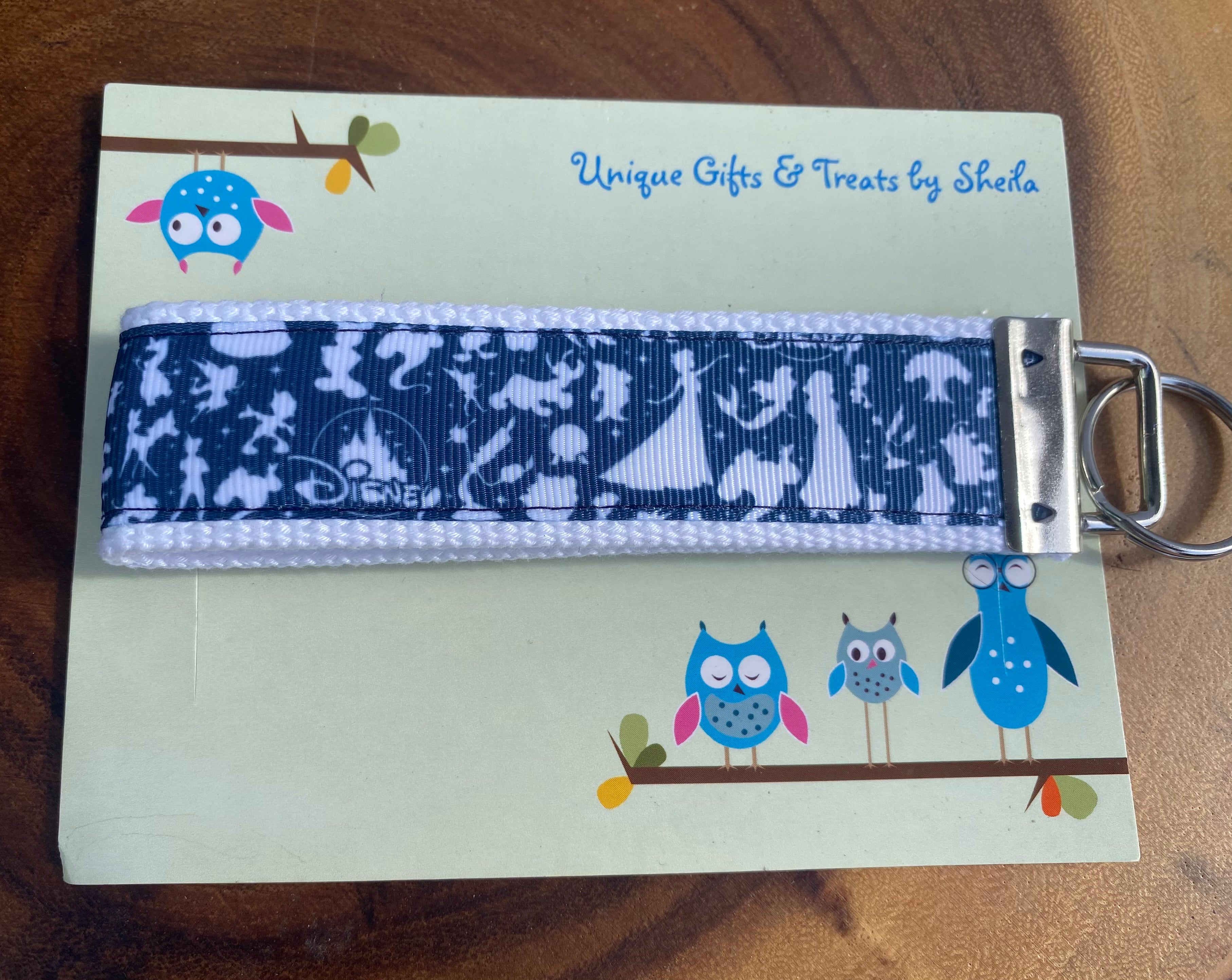 Disney Silhouette Keychain; Keyfob