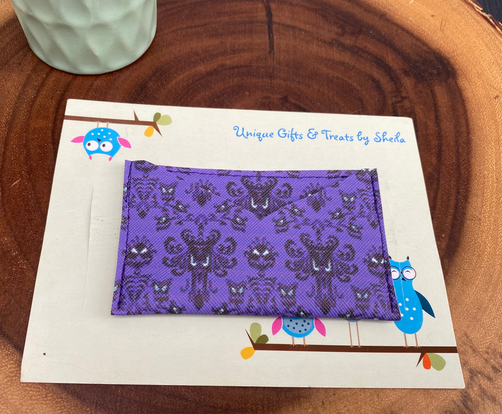 Haunted Mansion Wallpaper Gift Card Holder