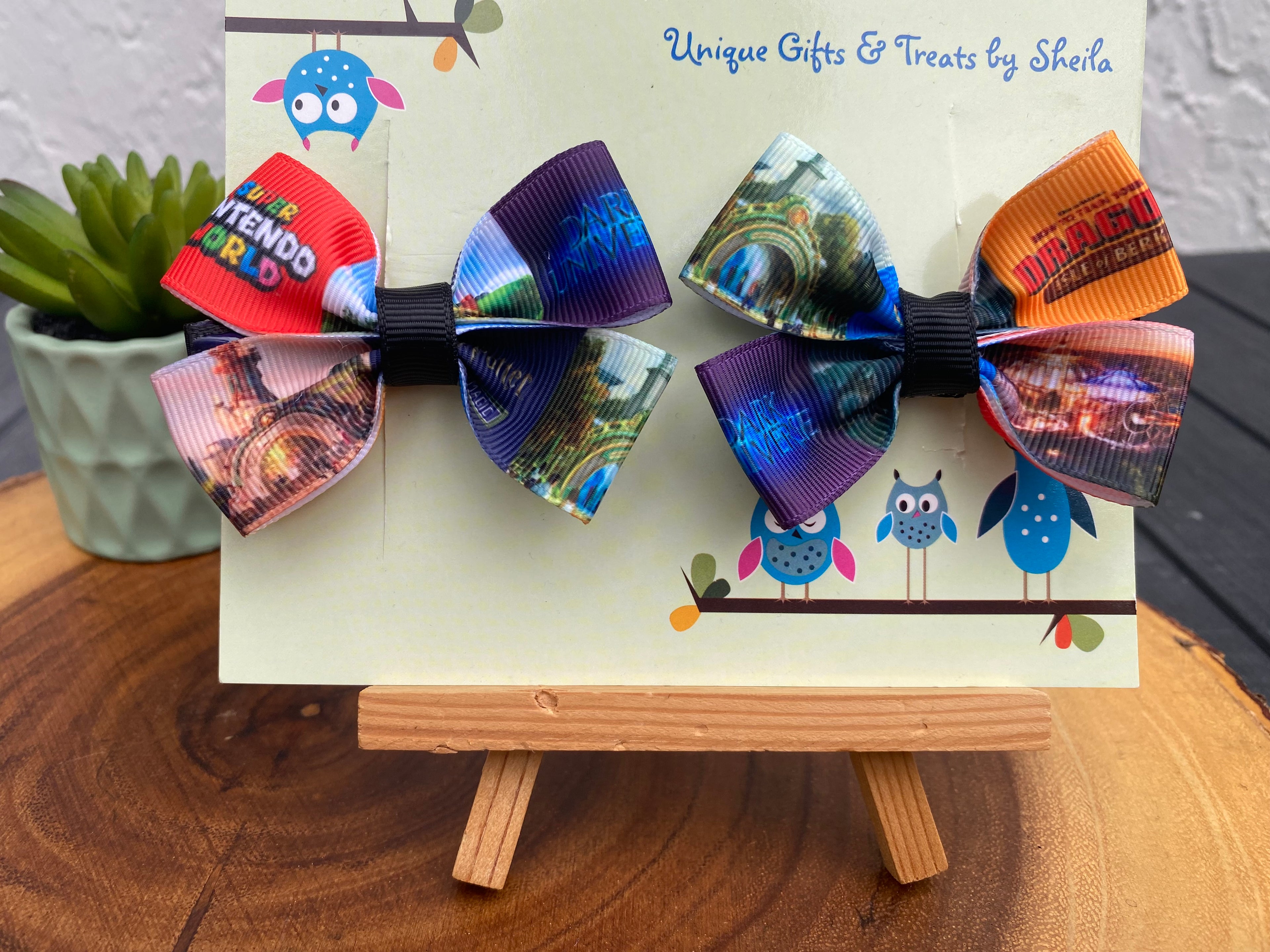 Orlando Theme Park Hairbows; Immersive Lands Hairbows
