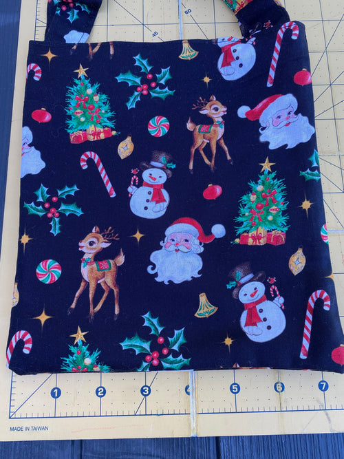 Christmas Gift Bag; Tote