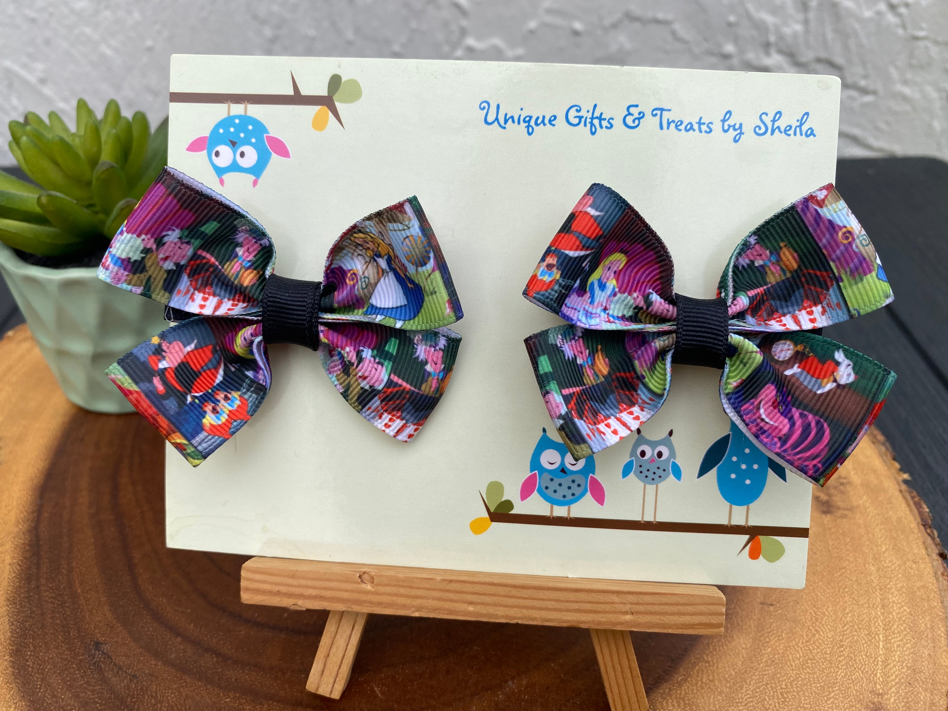 Alice in Wonderland Hairbows