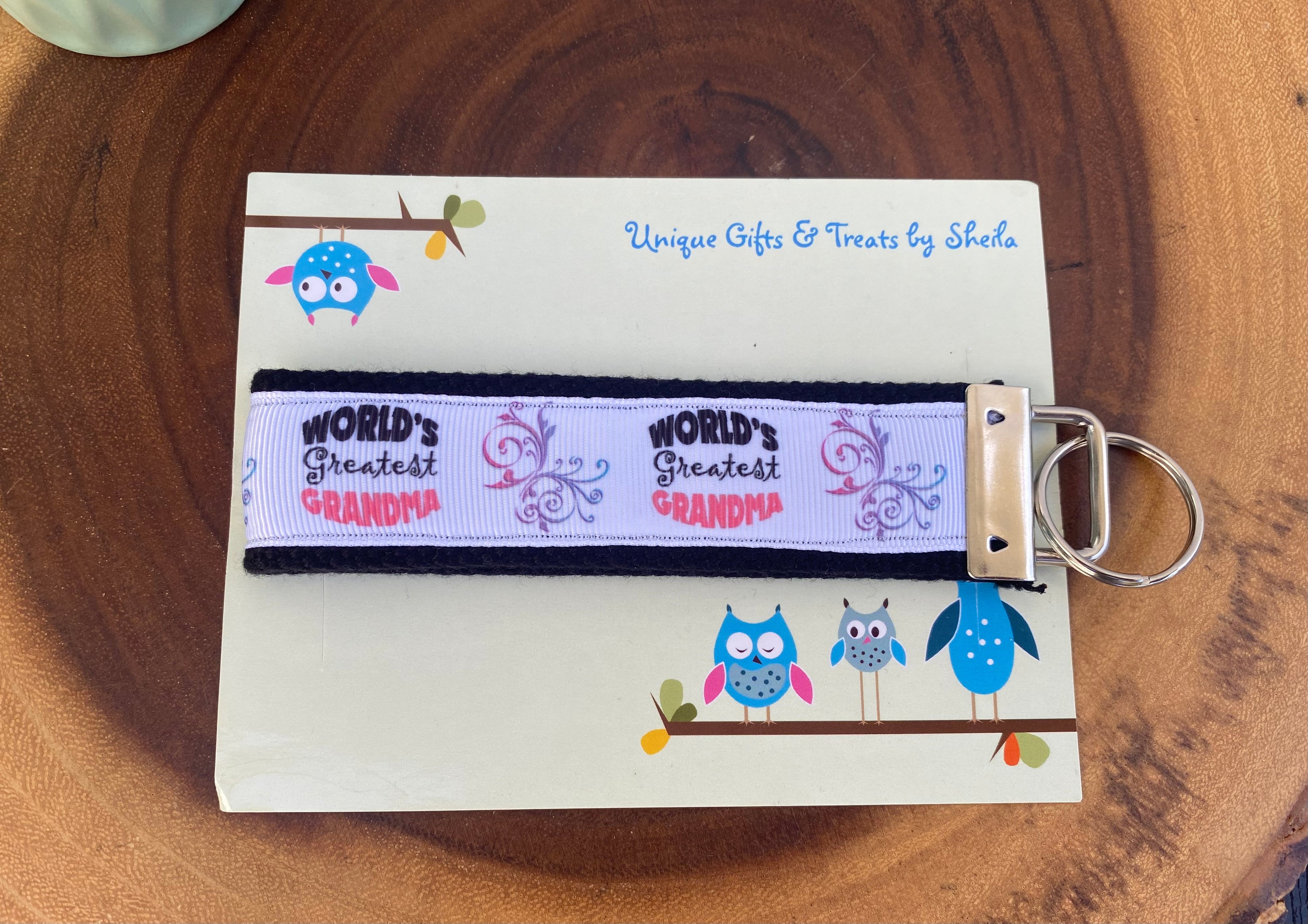 World’s Greatest Grandma Keychain; Keyfob