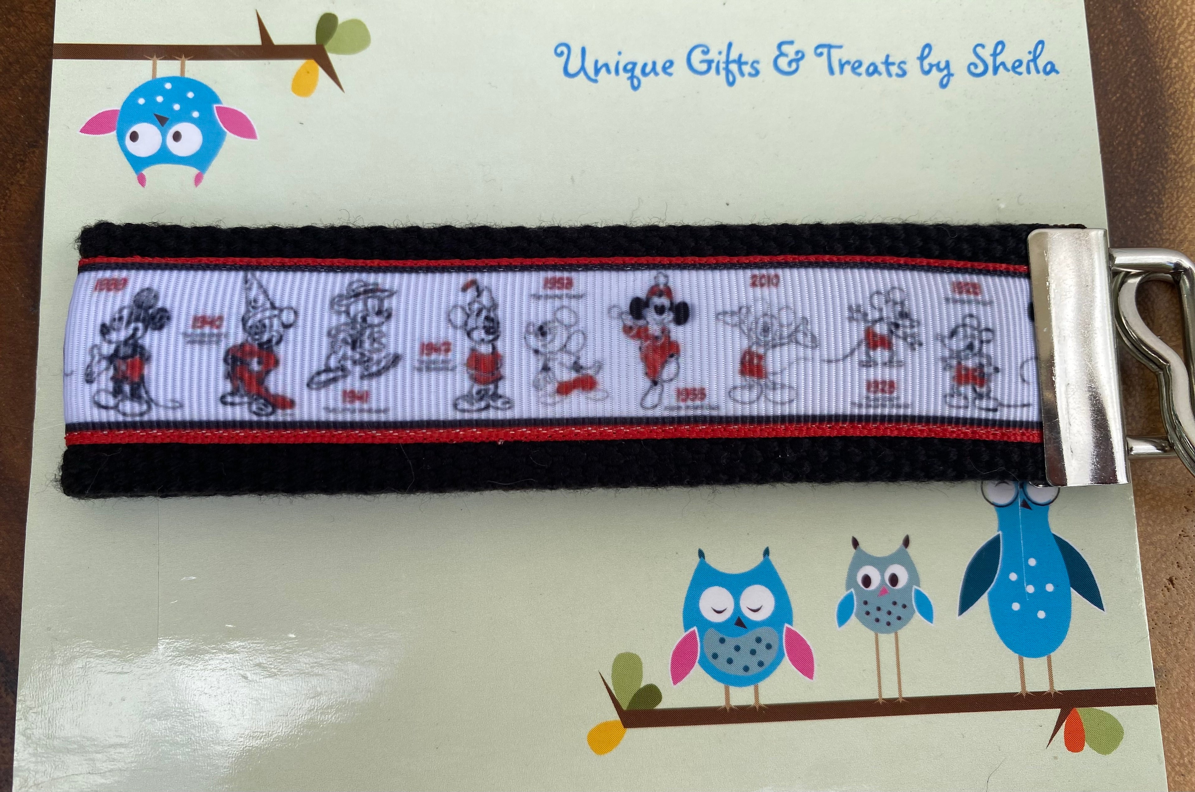 Mickey Mouse Through the Years Keychain; Keyfob