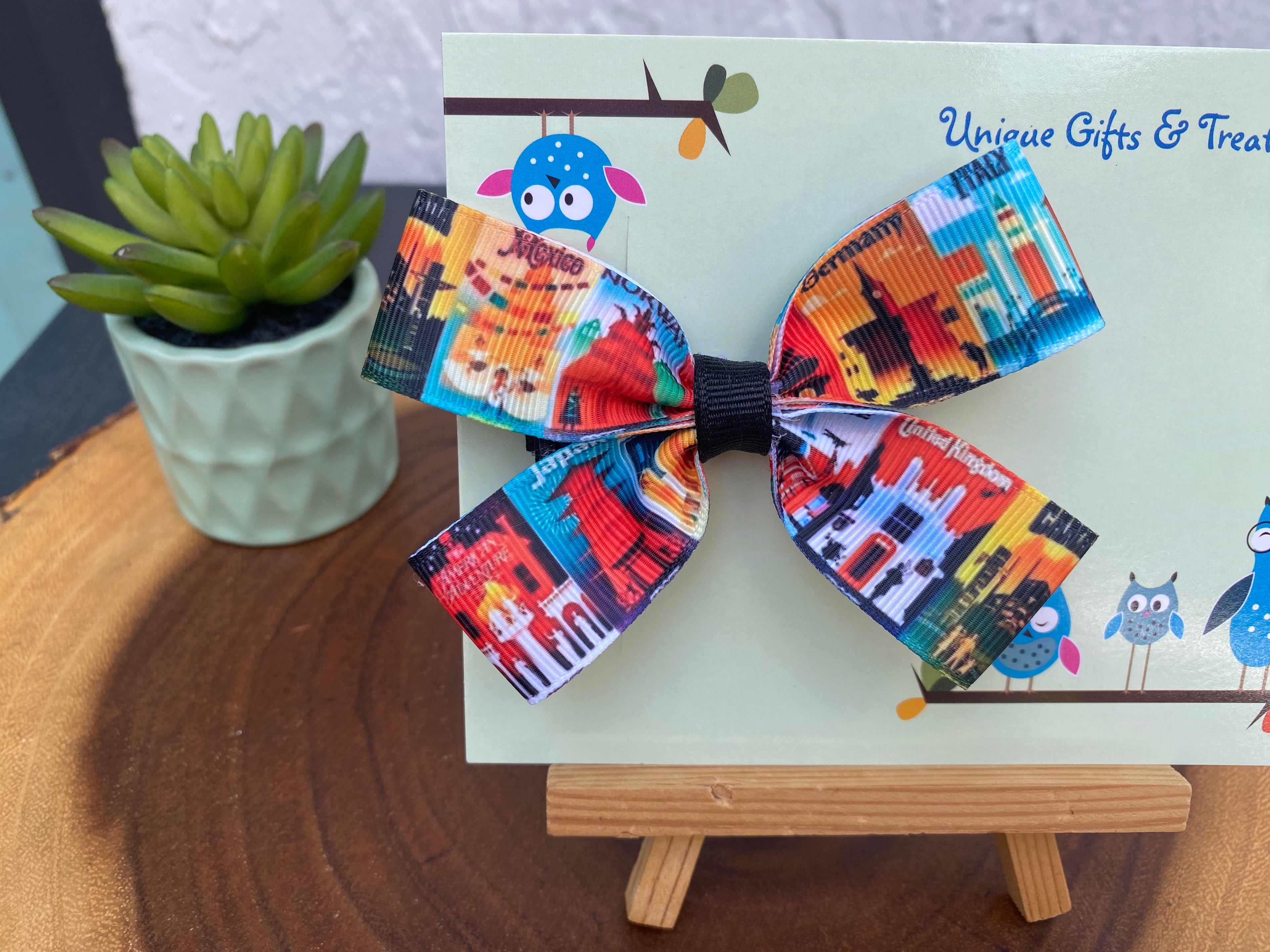 Epcot; Countries Hairbow